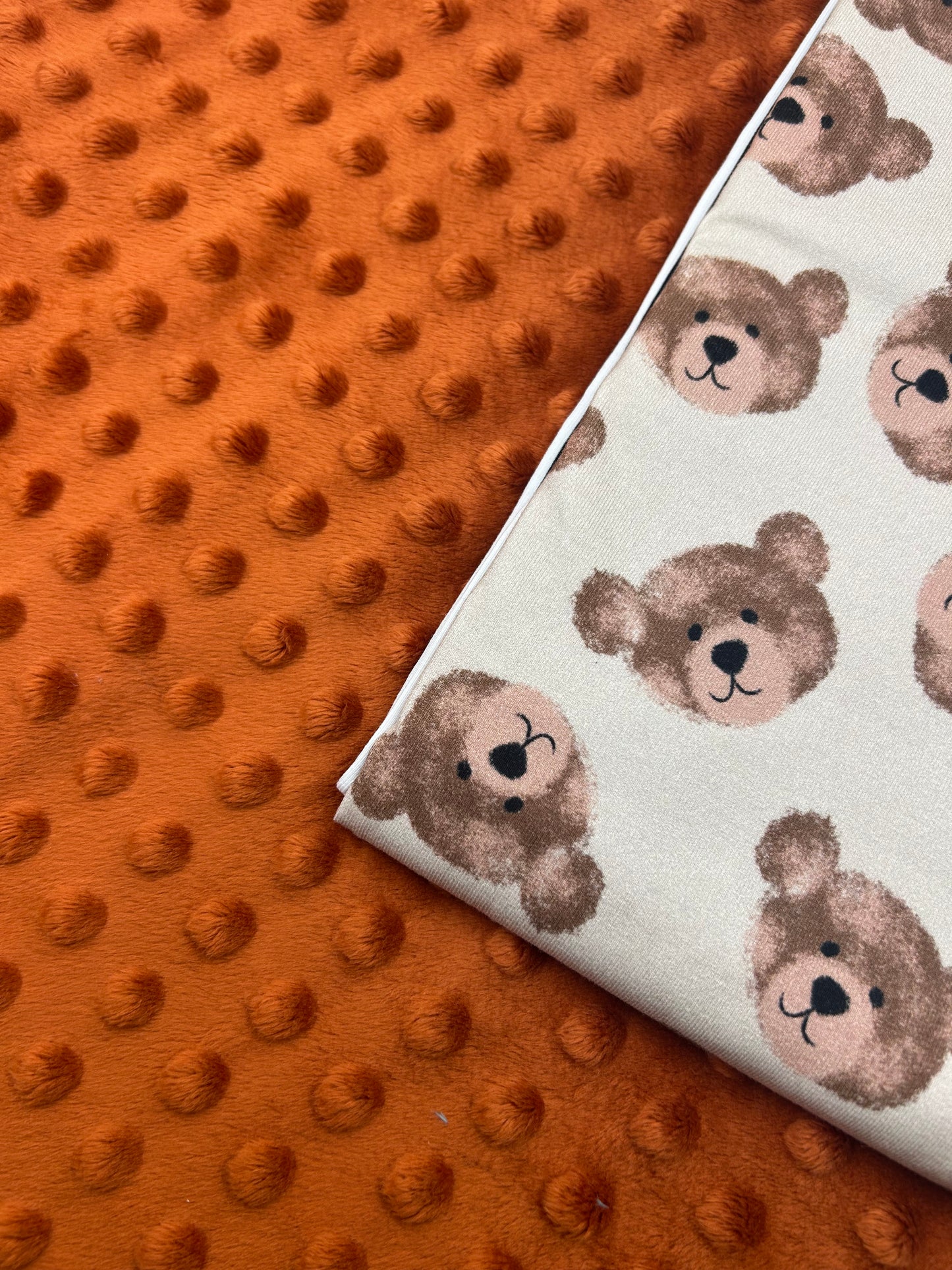 Brown Bears - Cotton Lycra Fabric