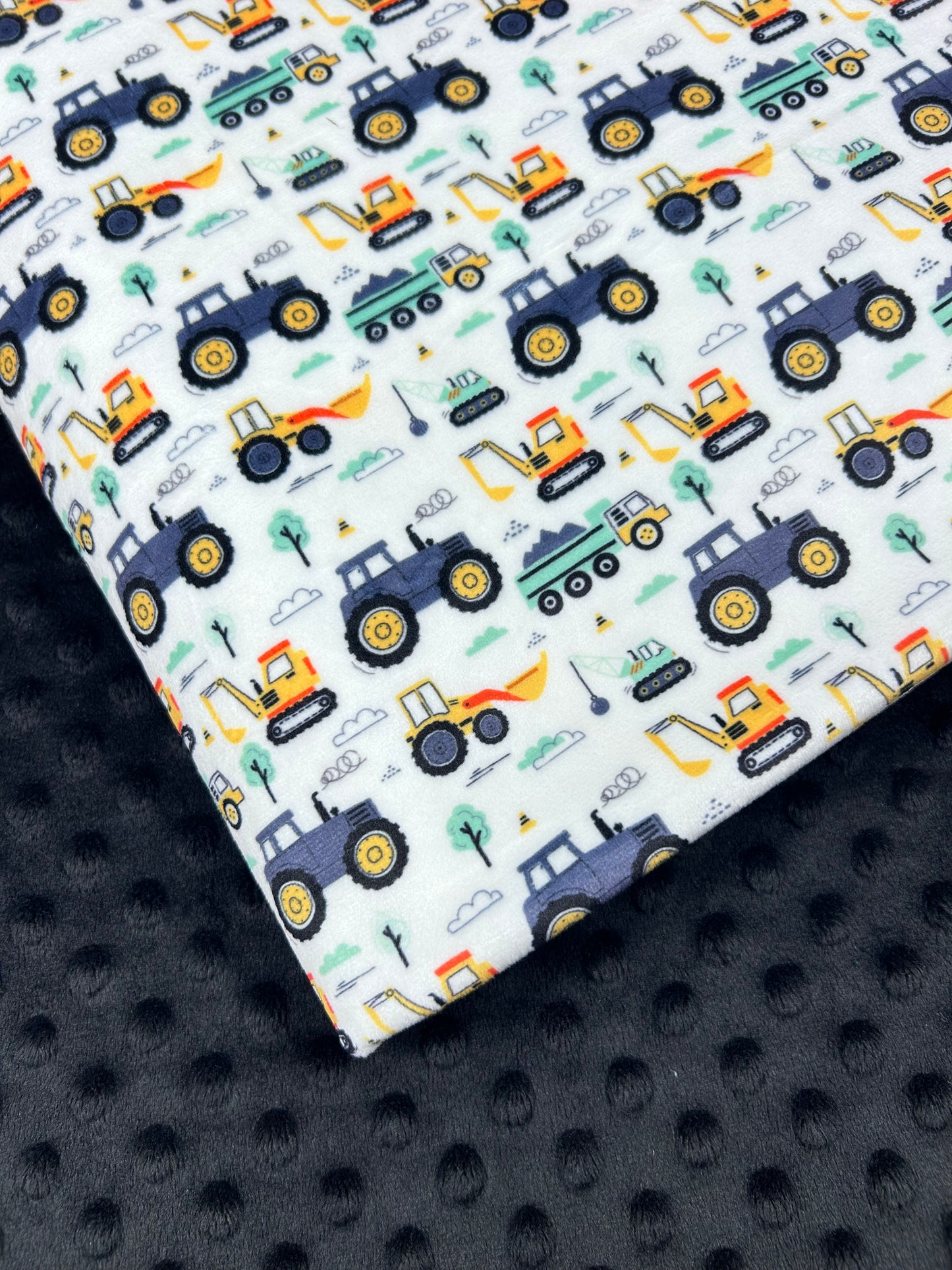 Farm Trucks - Minky Fabric