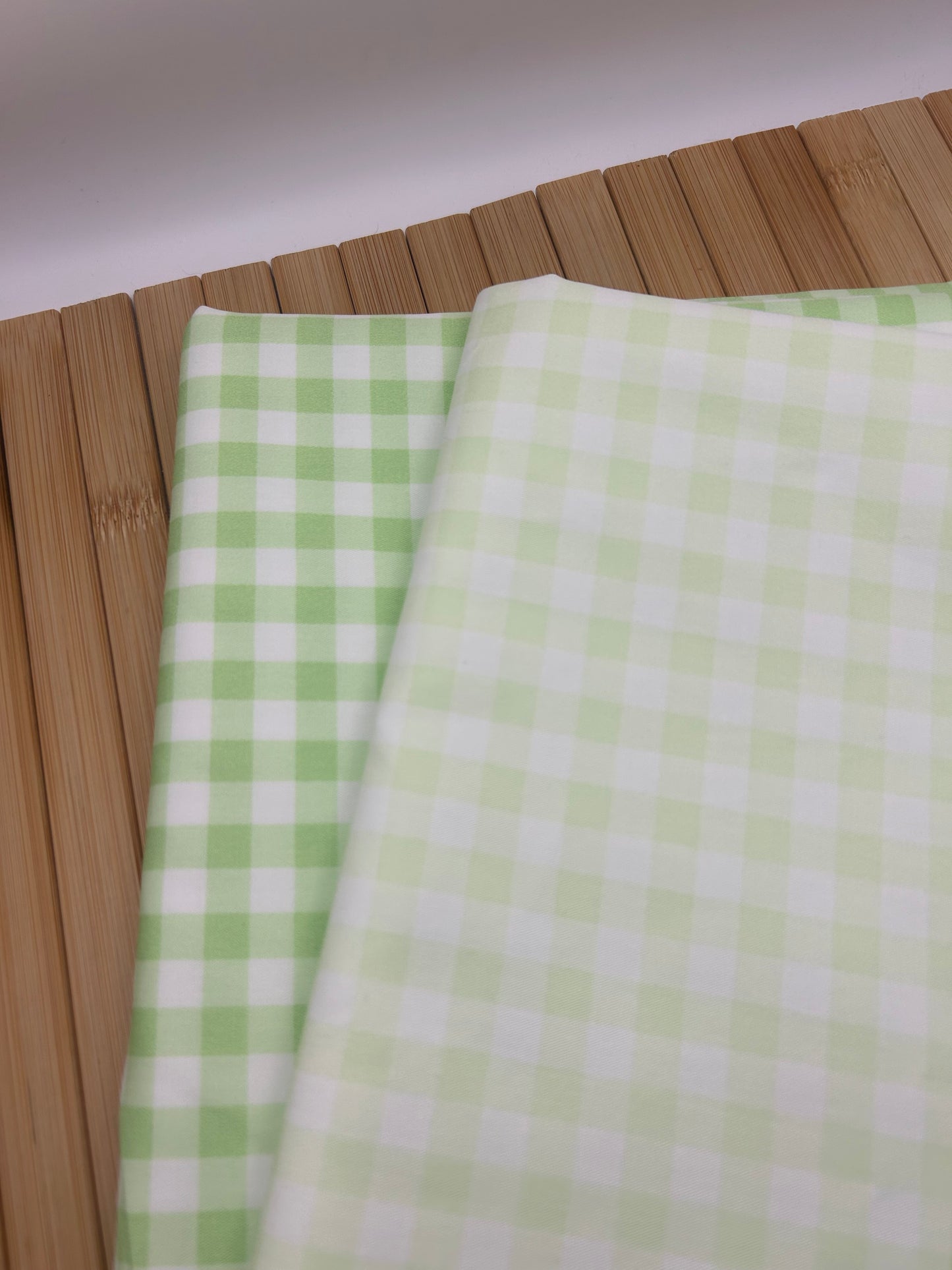 Gingham Lime Coco (September Pre-Order) - Fabric
