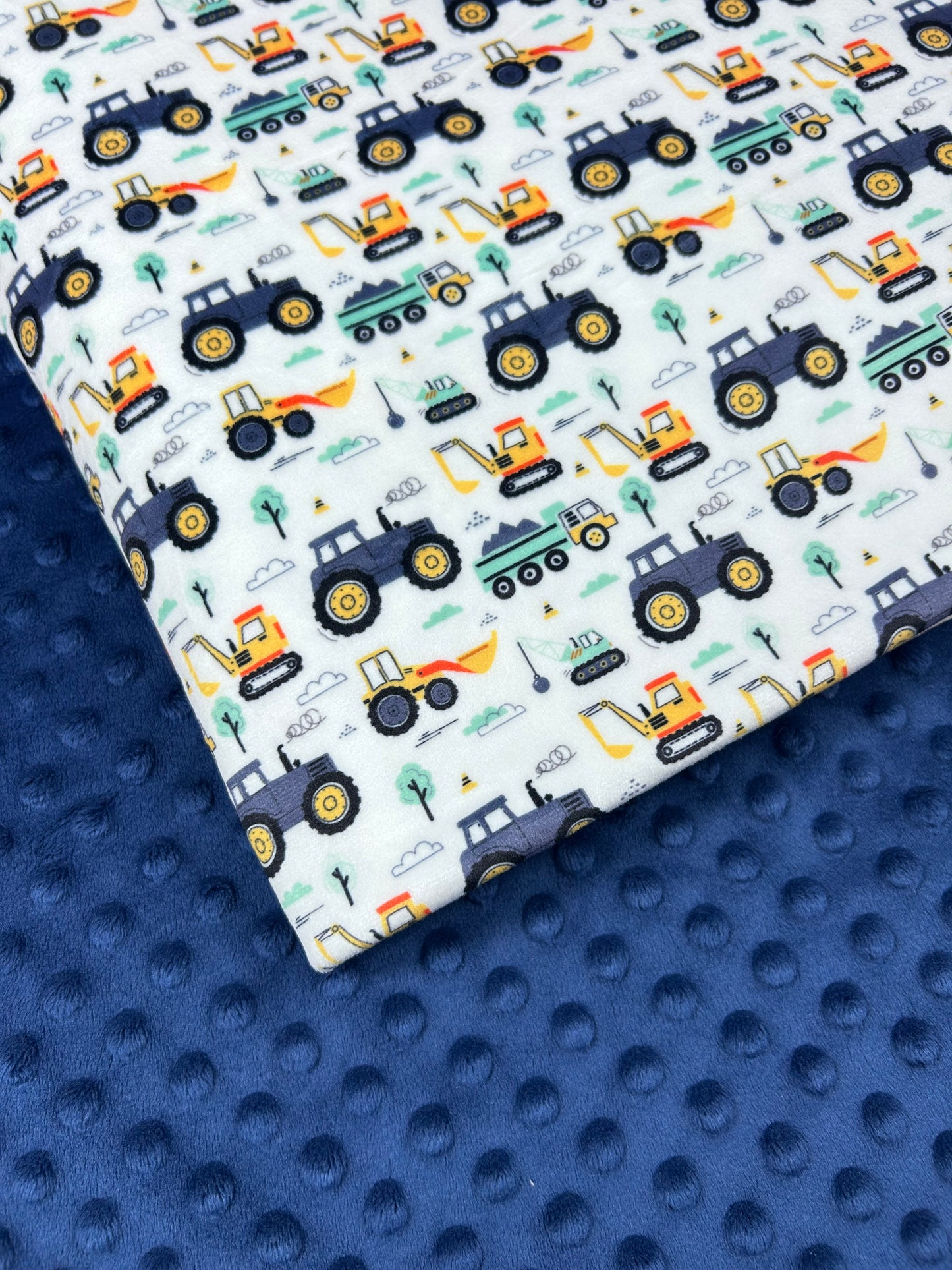 Farm Trucks - Minky Fabric