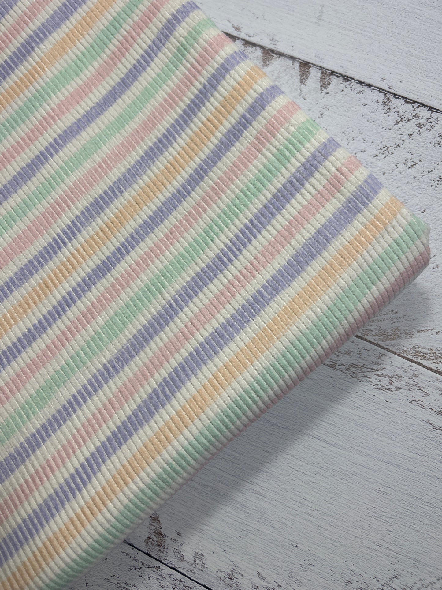 Pastel Green Stripes Combo (September Pre-Order) - Fabric