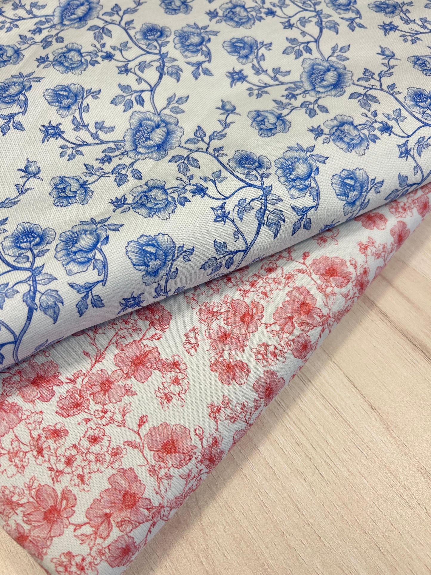 Chinoiserie Blue Flower (March Pre-Order) - Fabric