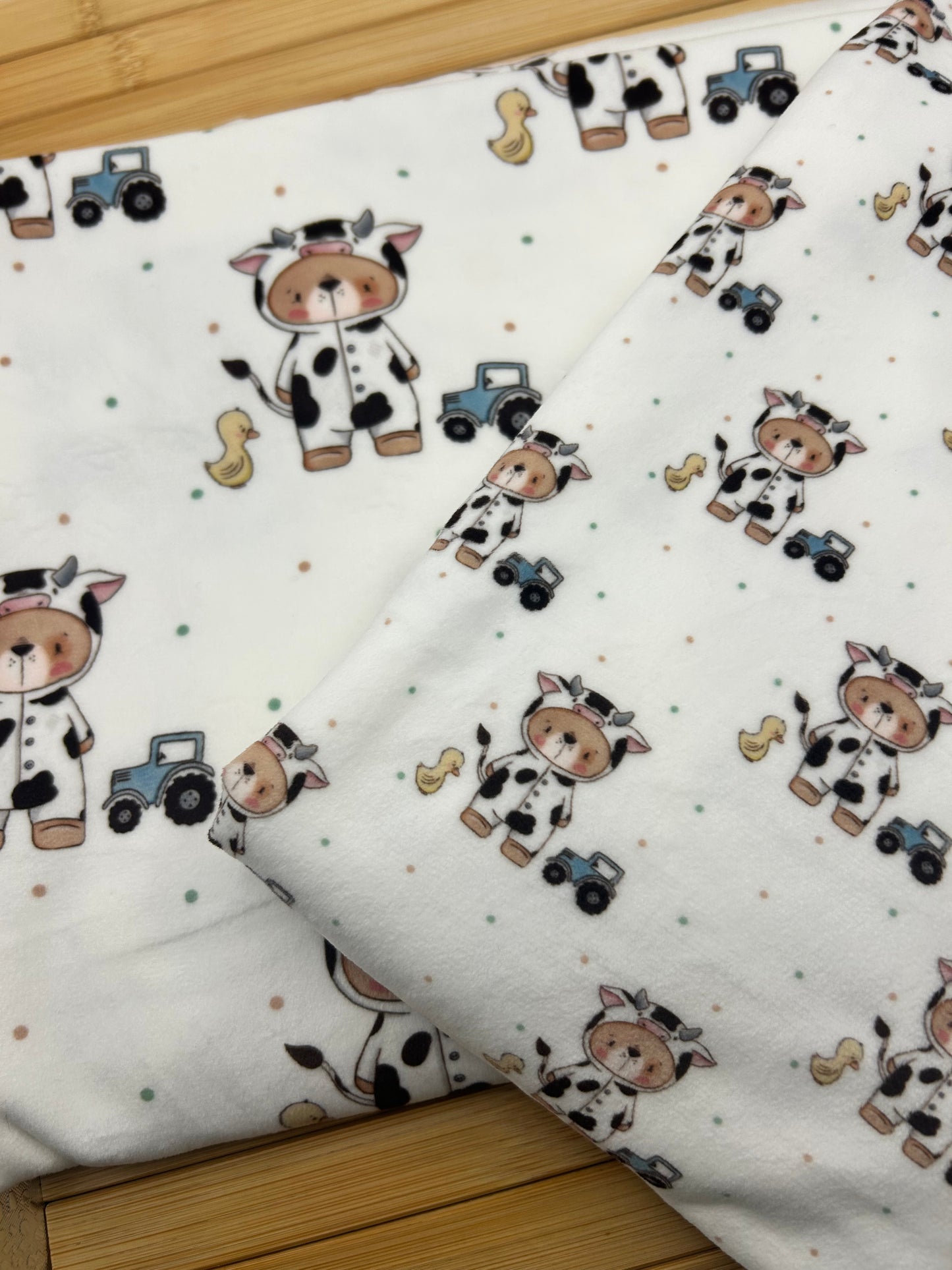 Bear-ly a Cow - Woven Fabric