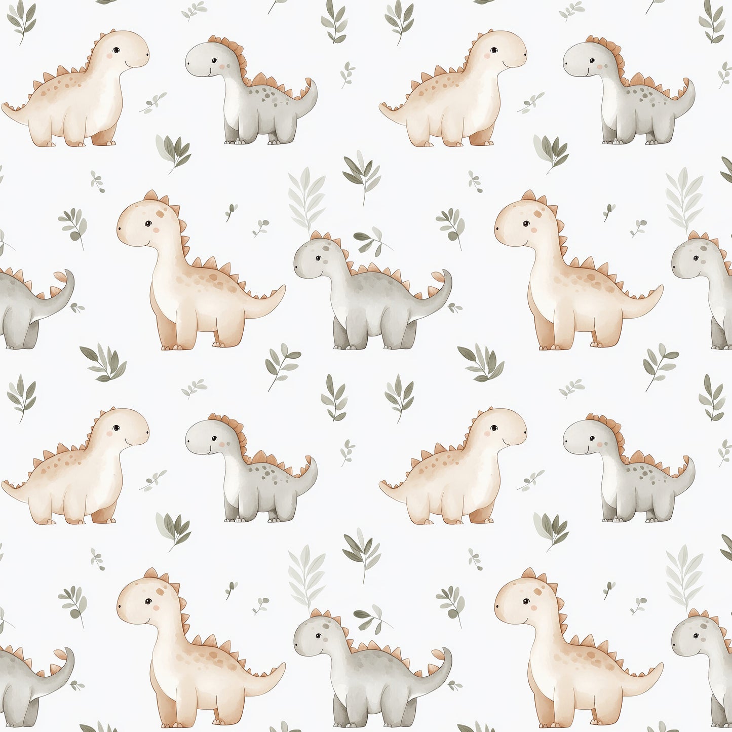 Baby Dinosaur - Woven Fabric