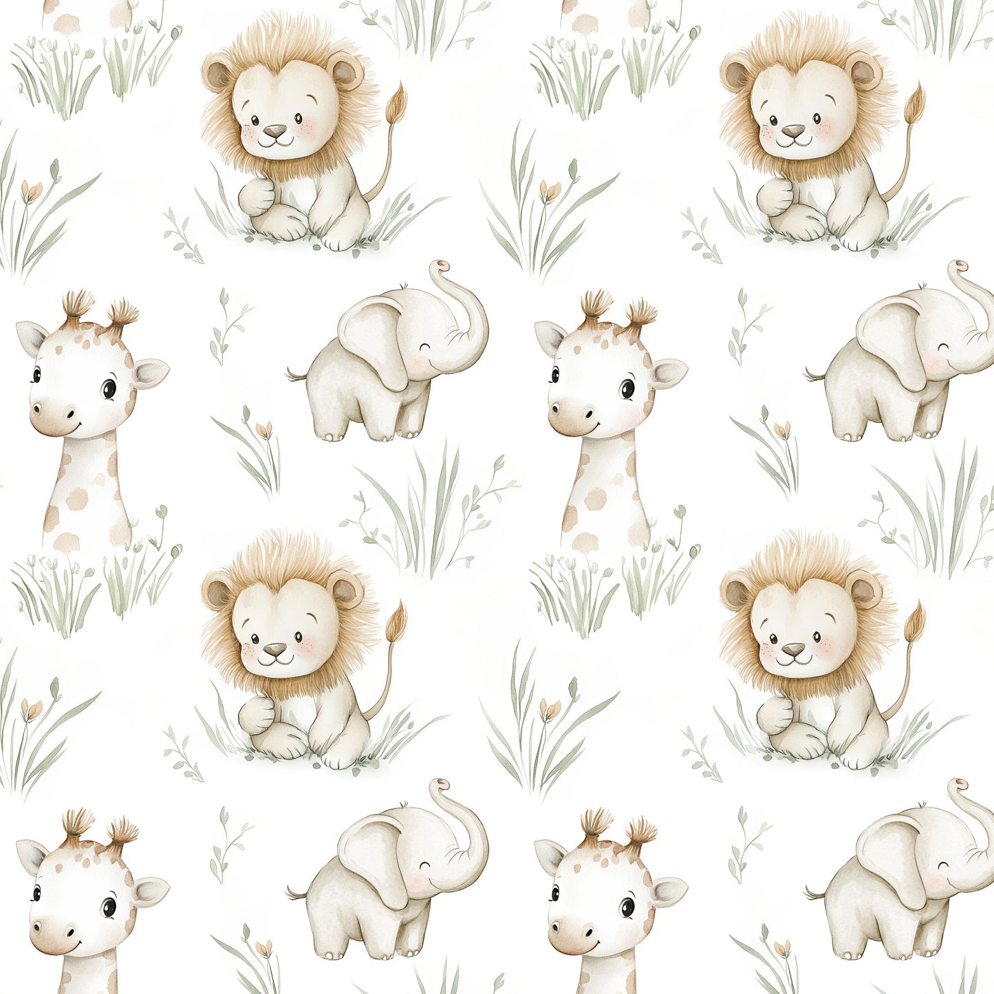 Baby Jungle - Minky Fabric