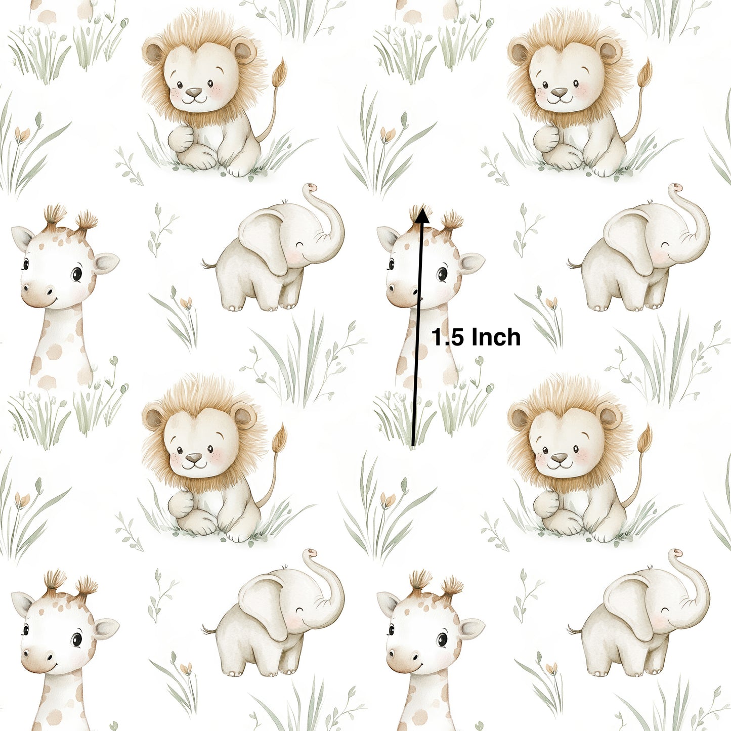 Baby Jungle - Minky Fabric