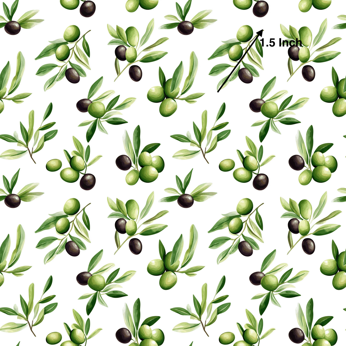 Black & Green Olives (September Pre-Order) - Fabric
