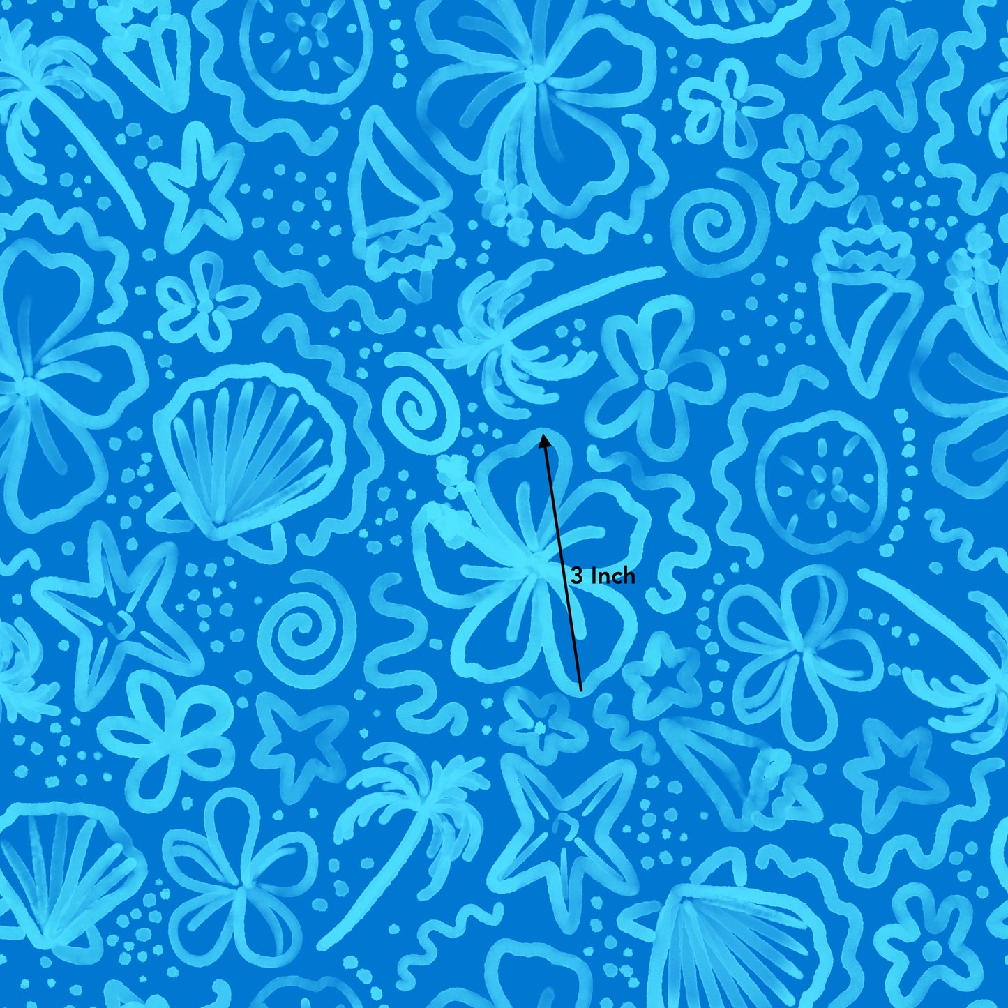 Bright Blue Summer (October Pre-Order) - Fabric