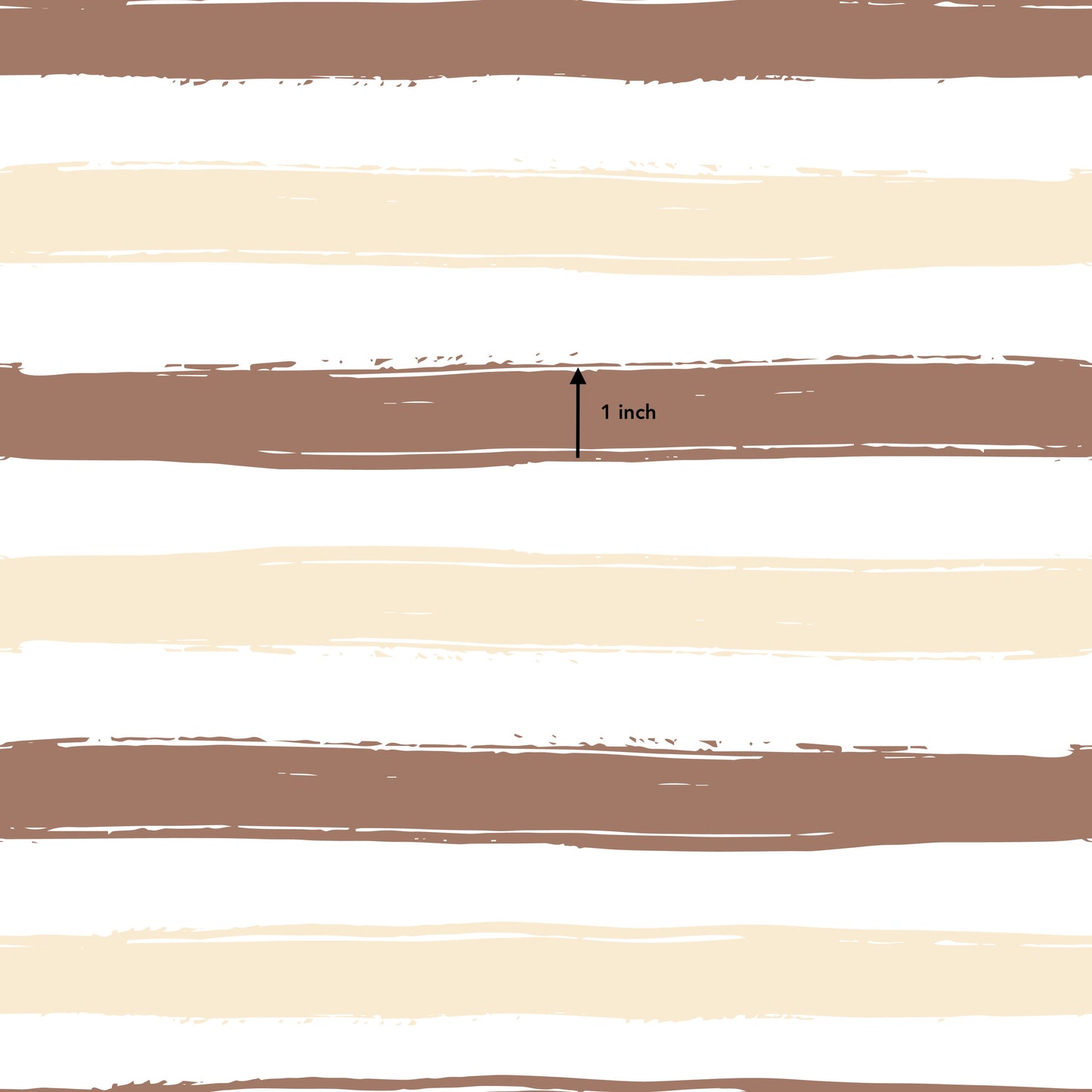 Brown and Tan Stripe Combo (September Pre-Order) - Fabric