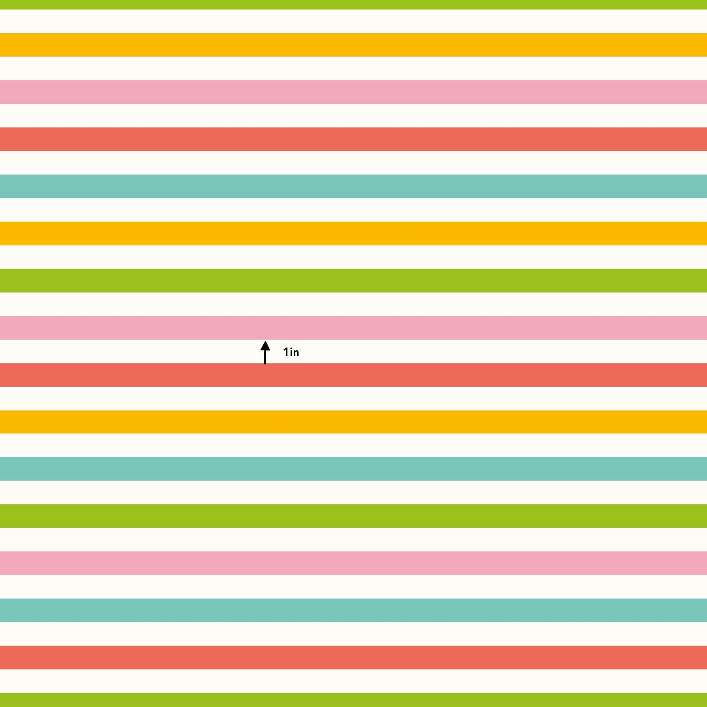 Candy Colour Stripes (September Pre-Order) - Fabric