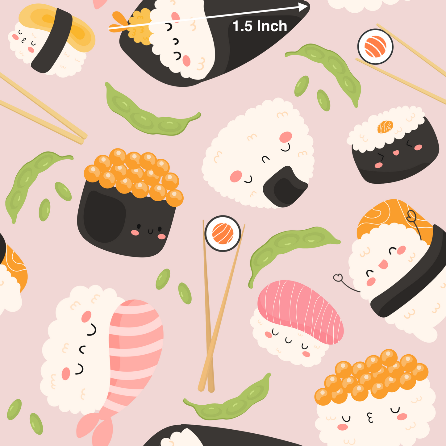 Cute Sushi (September Pre-Order) - Fabric