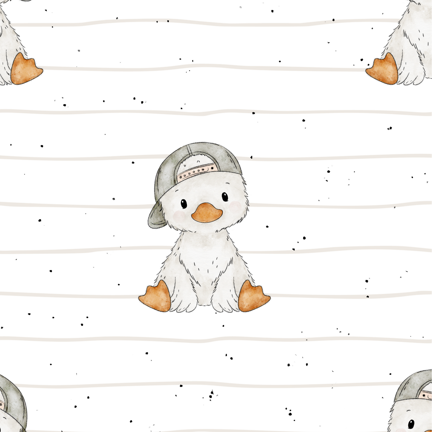 Denis The Duck - Minky Fabric