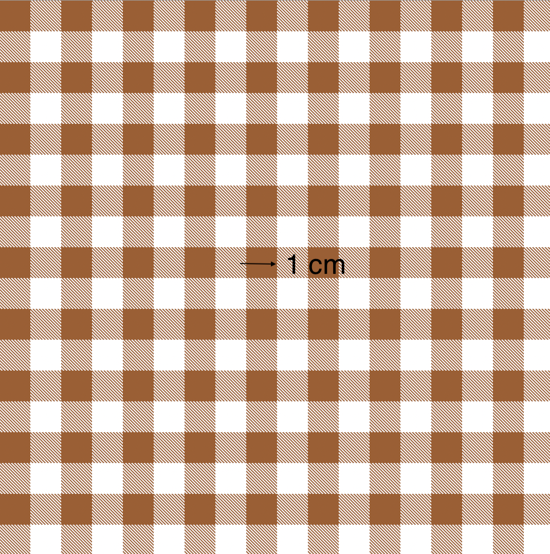 Gingham Earth - Woven Fabric