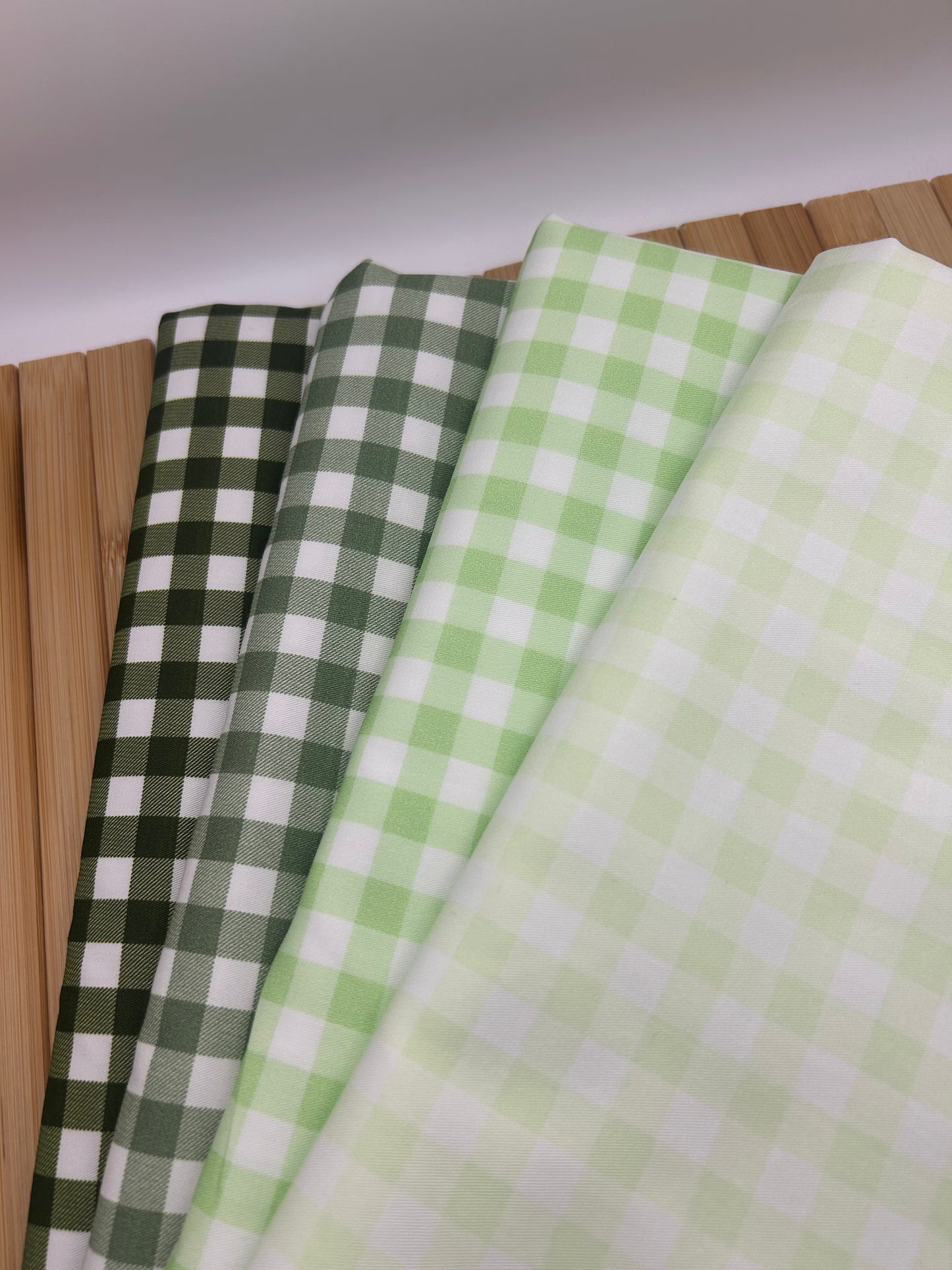 Gingham Lime Coco (September Pre-Order) - Fabric