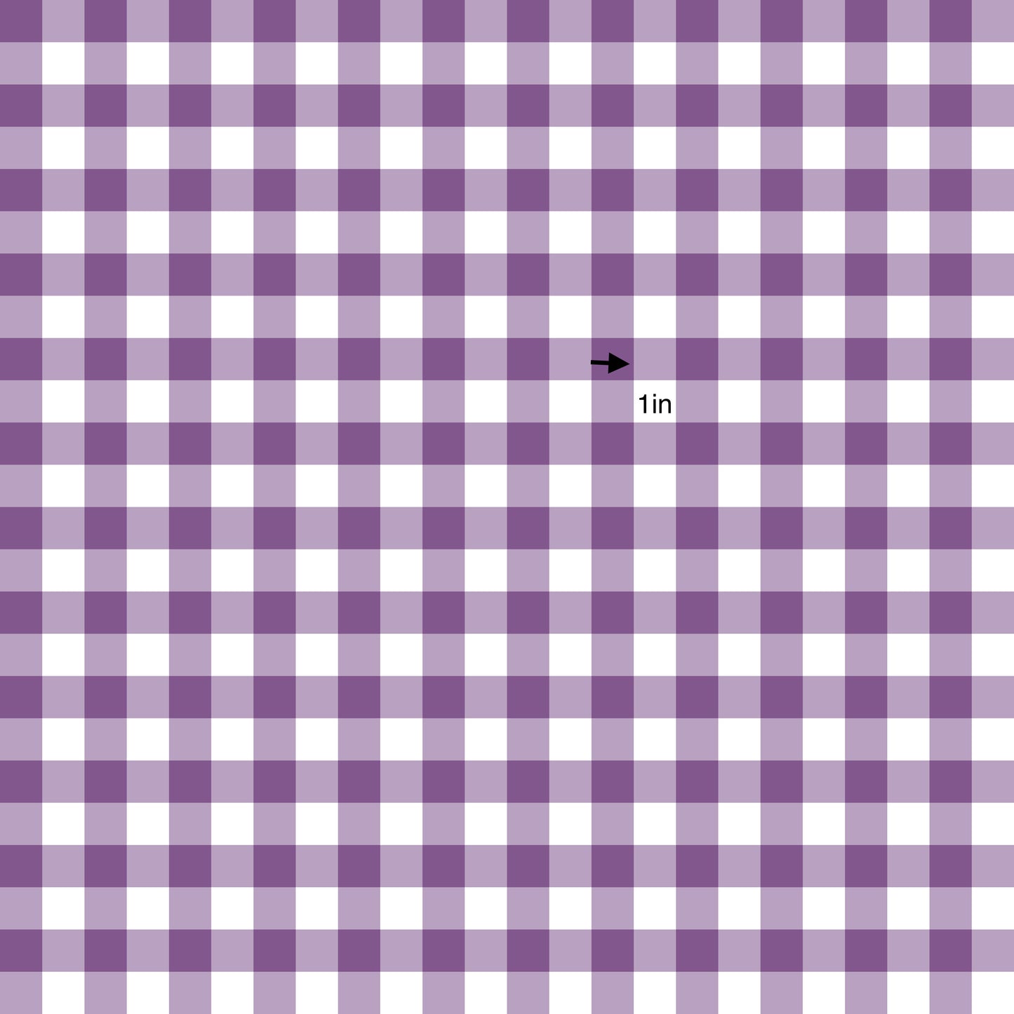 Gingham Purple (September Pre-Order) - Fabric