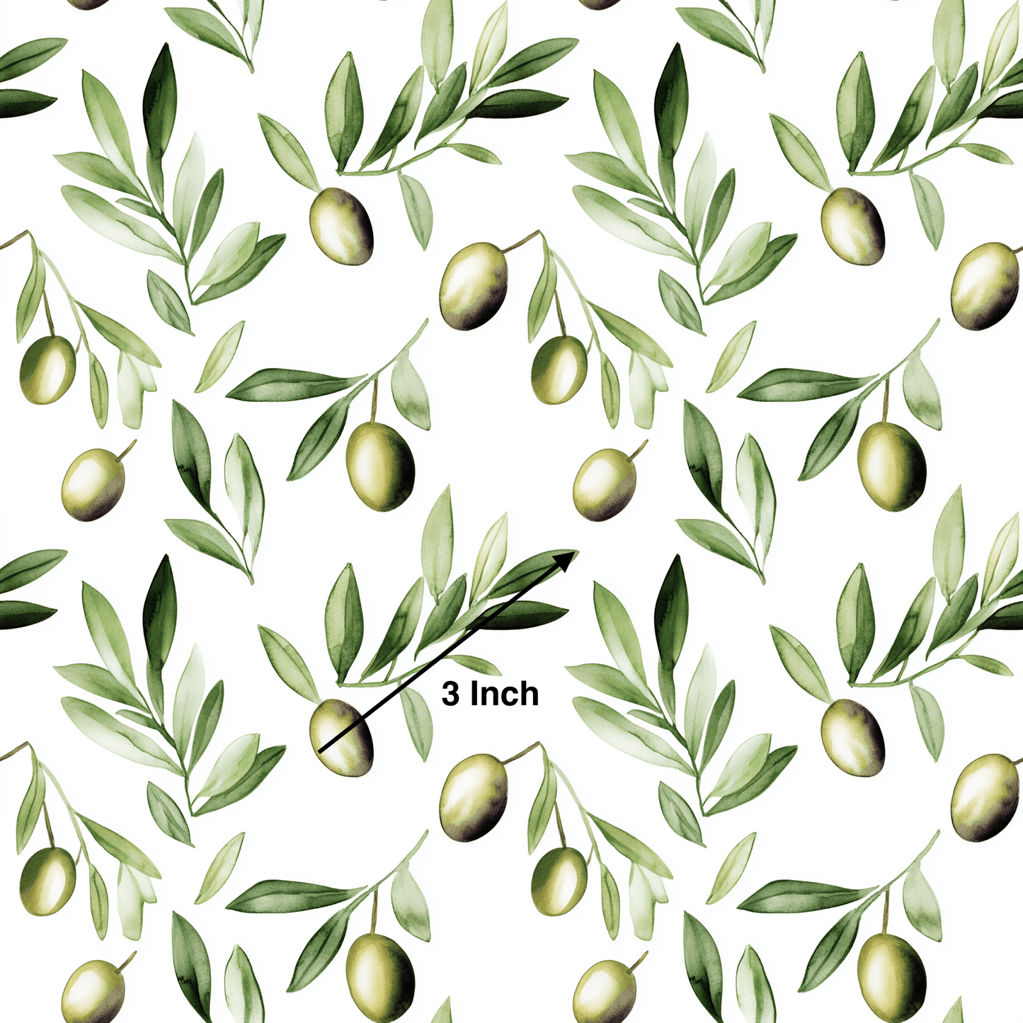 Green Olives - Woven Fabric