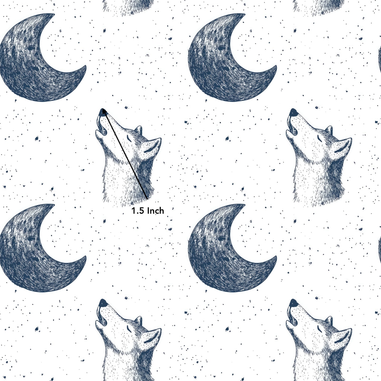 Howling Wolf (September Pre-Order) - Fabric