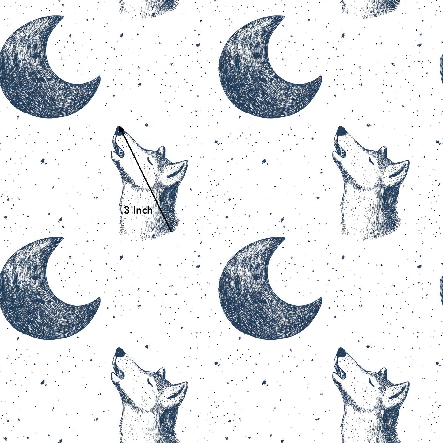Howling Wolf (September Pre-Order) - Fabric