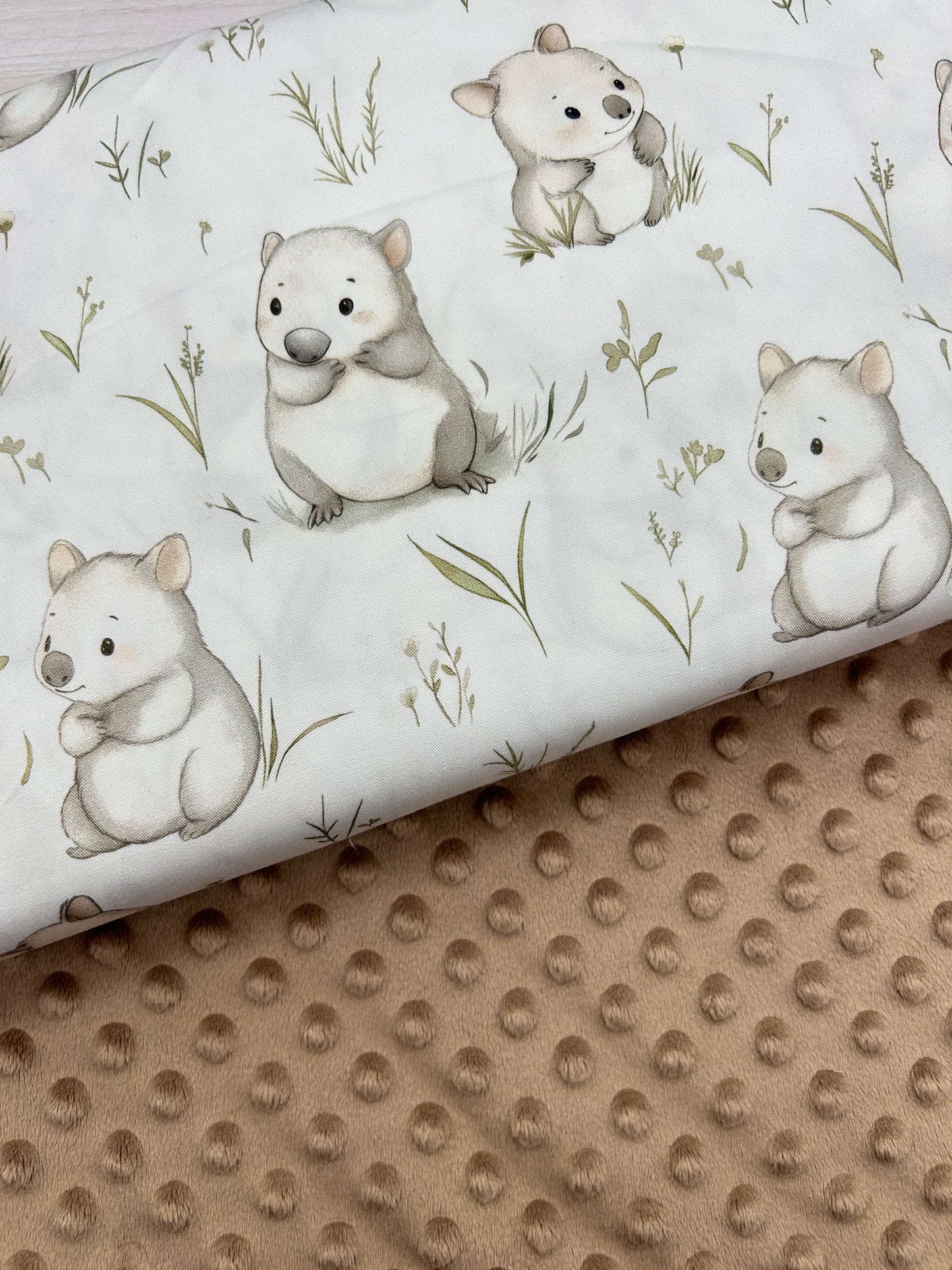 Baby Wombat - Woven Fabric
