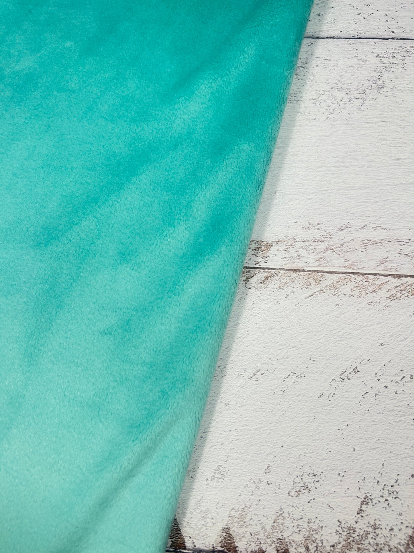 Premium Smooth Minky Fabric - Aruba Blue