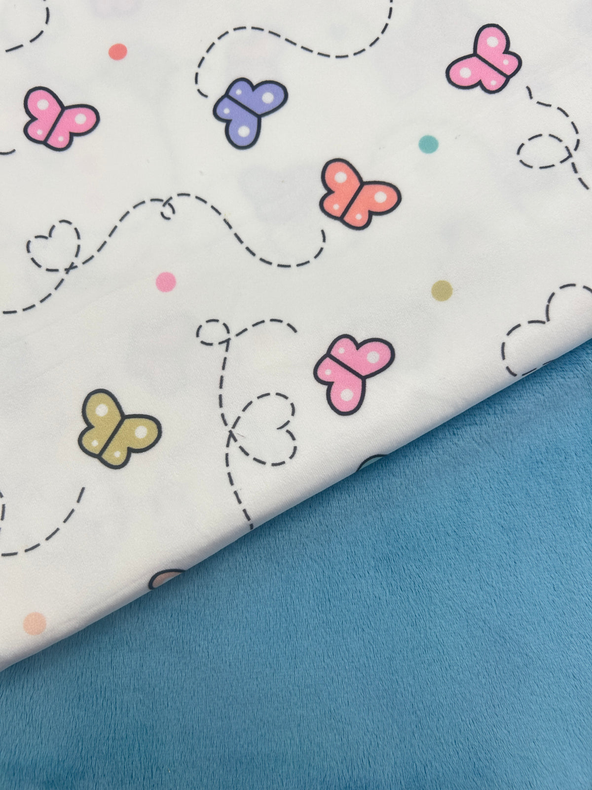 Premium Smooth Minky Fabric - Delphinium