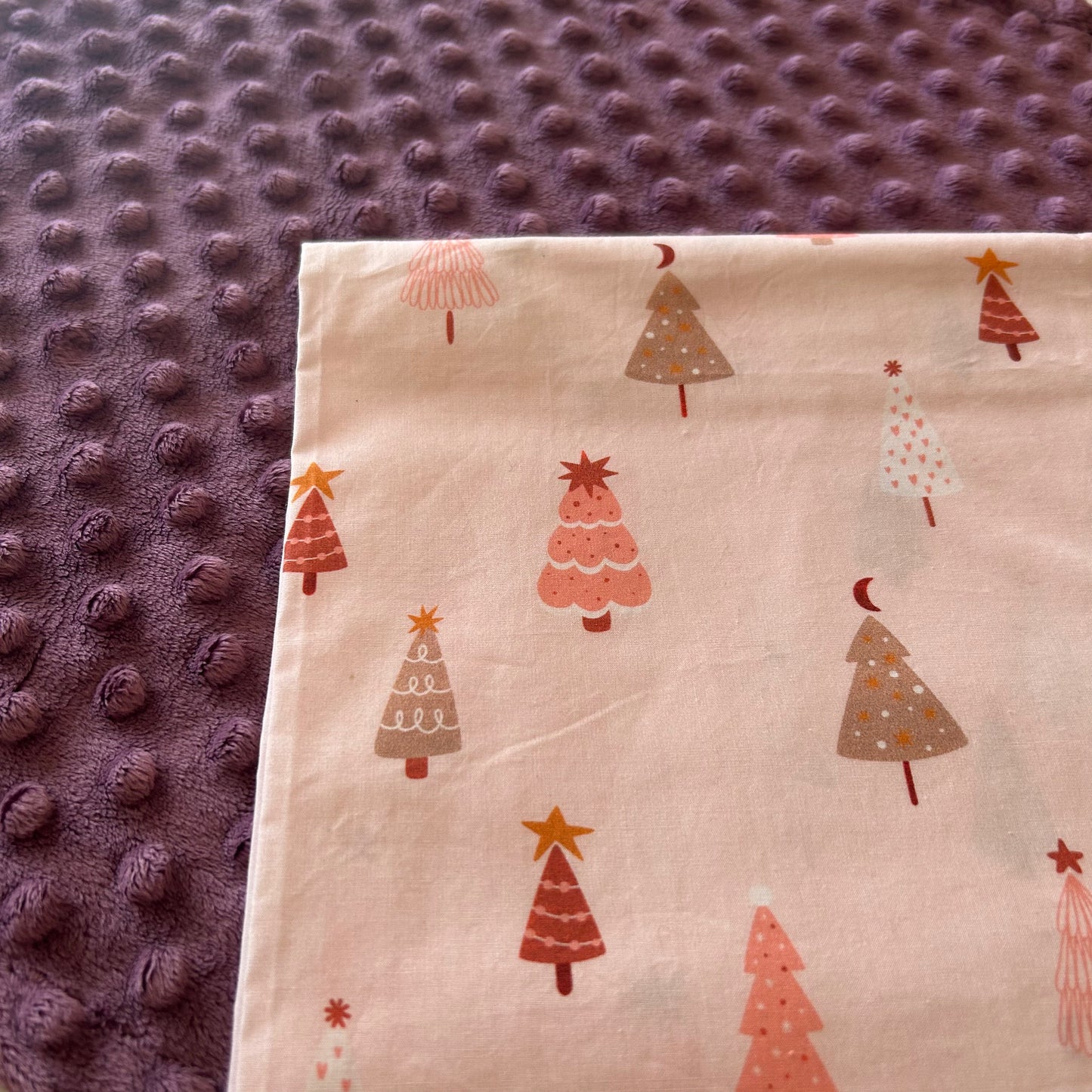 Pink Christmas Tree - 100% Cotton Poplin Fabric