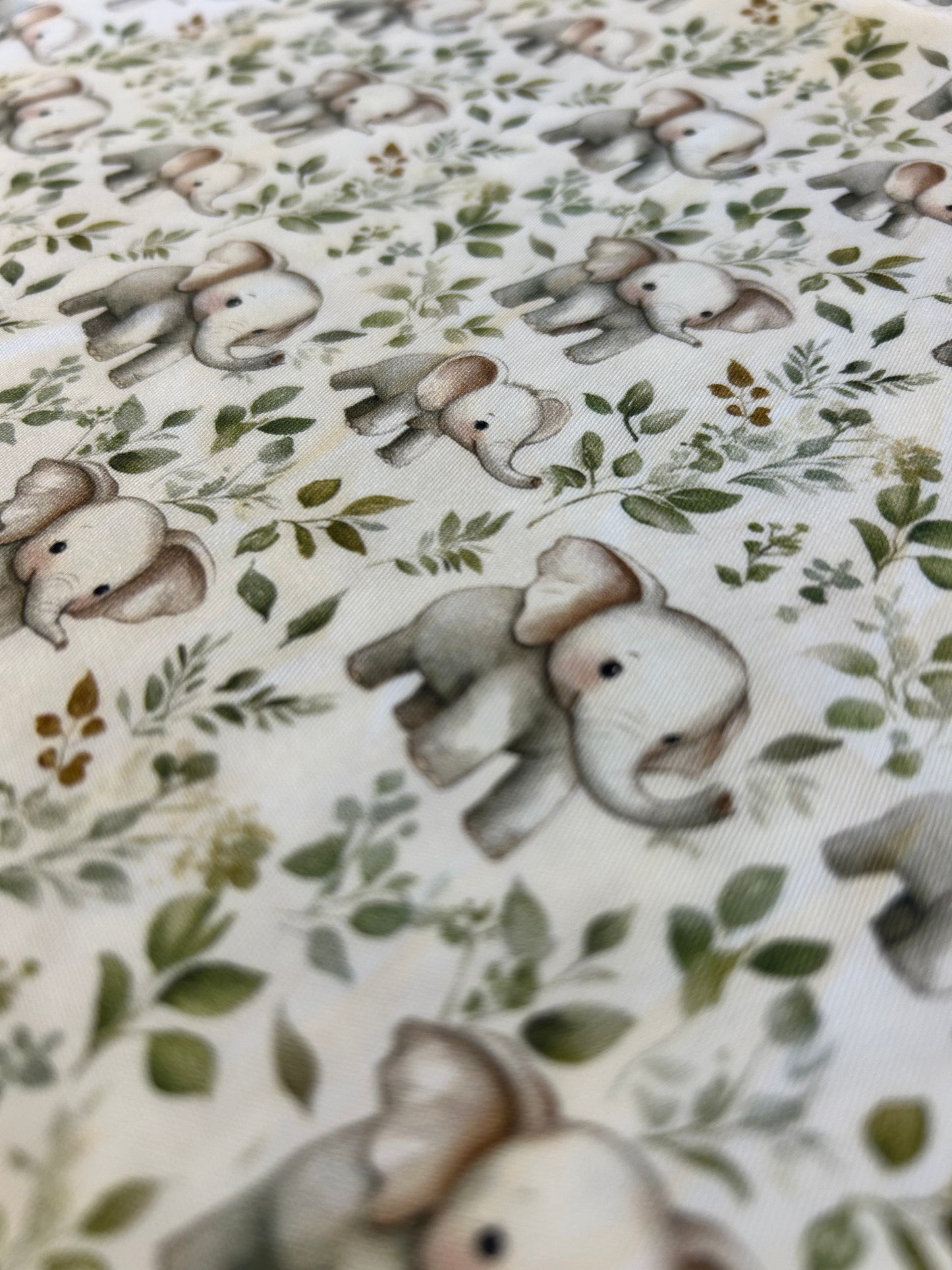 Baby Elephant - Minky Fabric