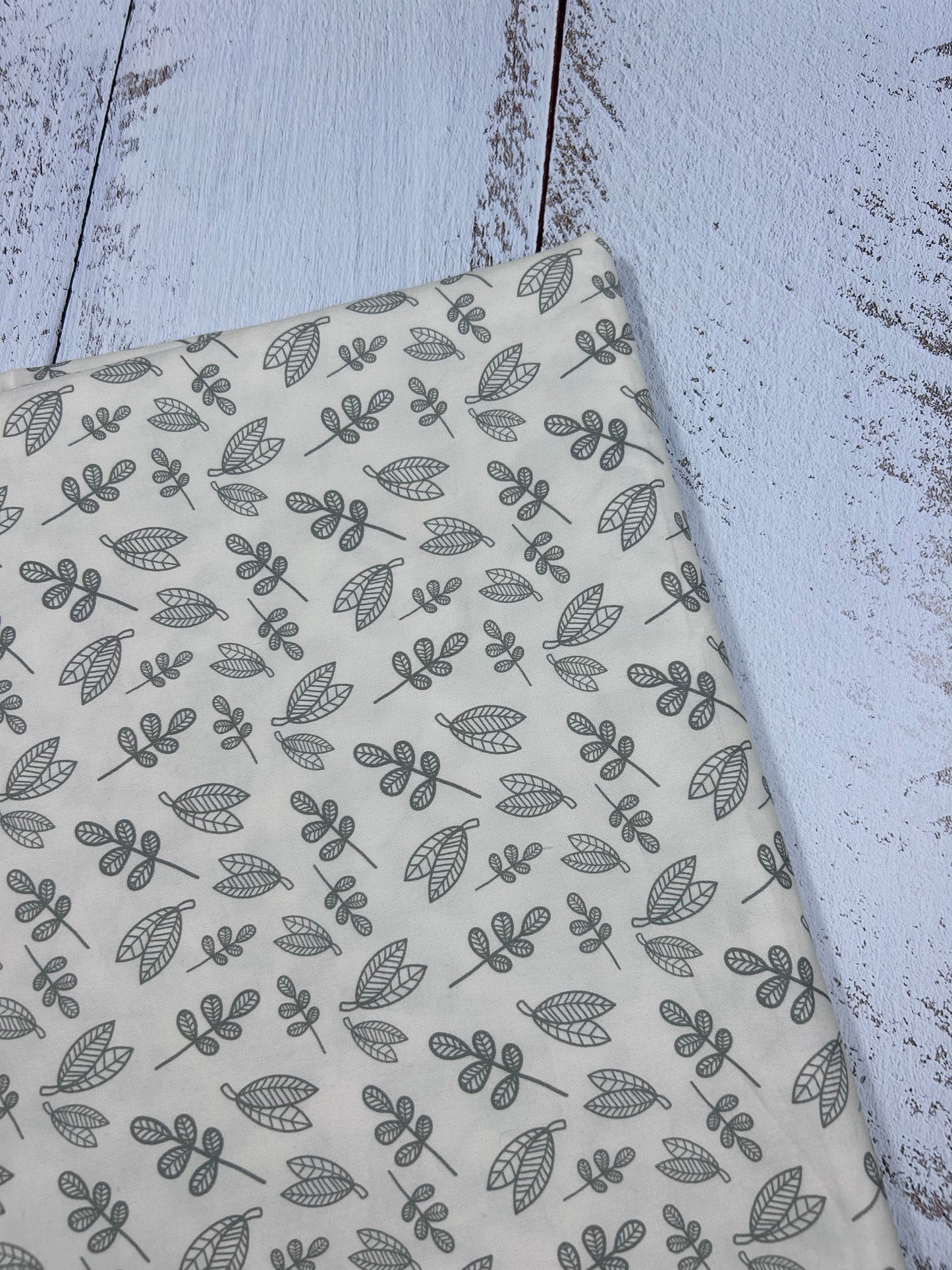 Boho Sage Leaves (September Pre-Order) - Fabric