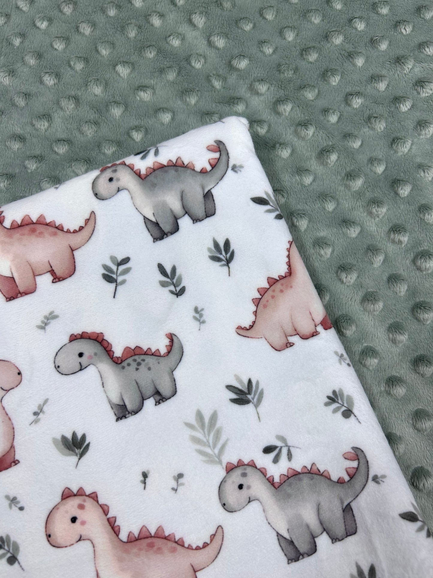 Baby Dinosaur - Minky Fabric
