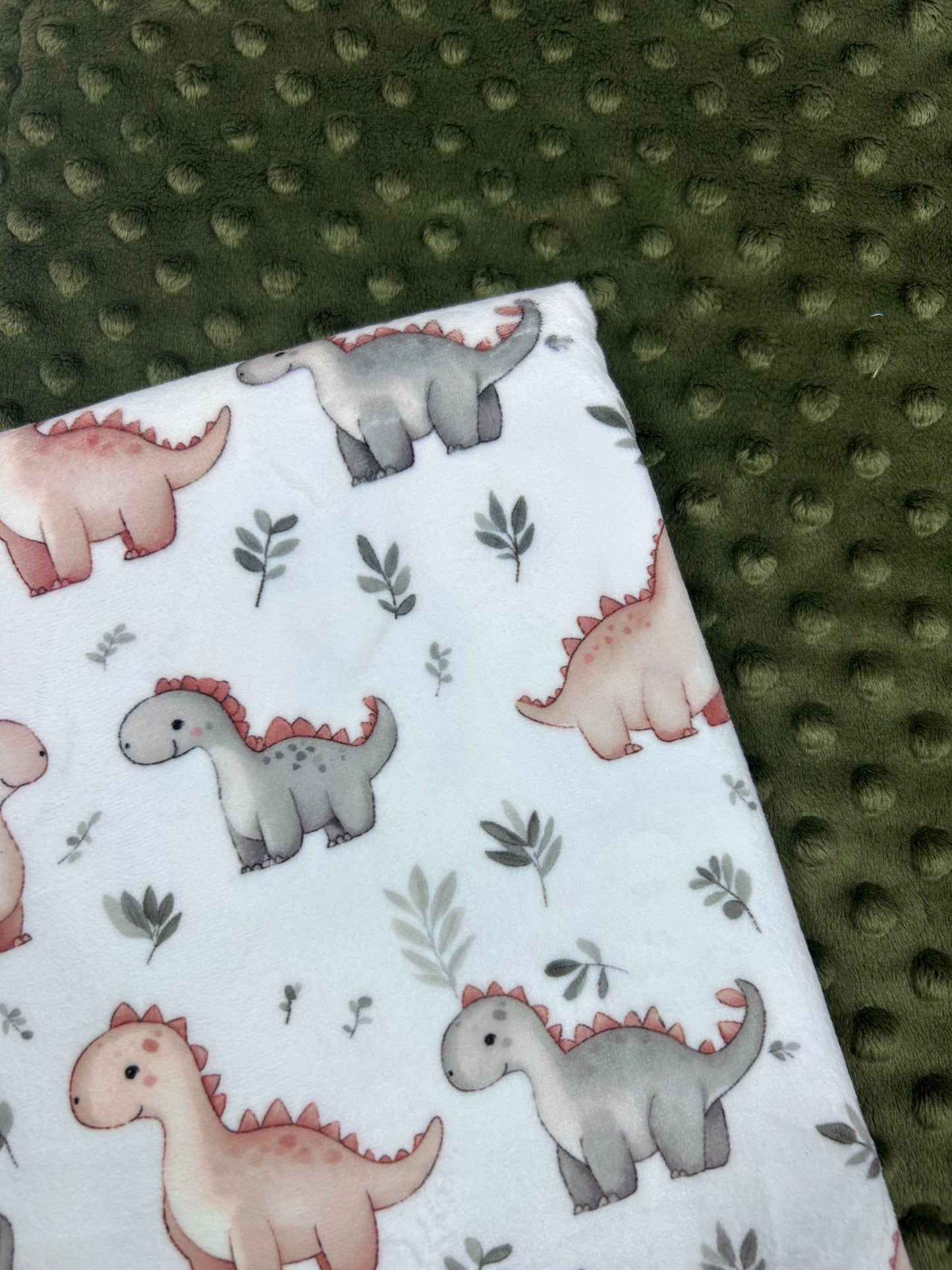 Baby Dinosaur - Minky Fabric