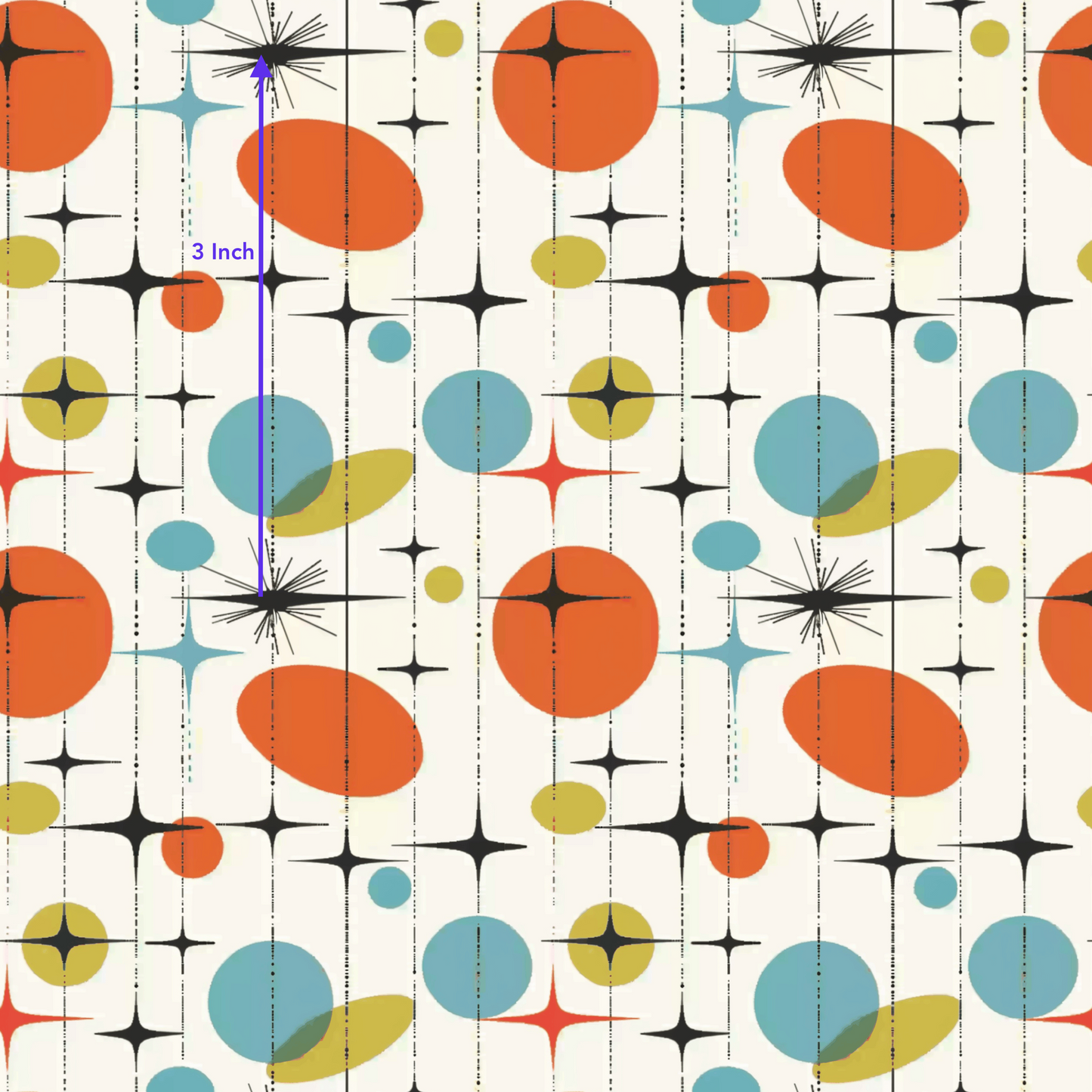 Mid Century Stars (March Pre-Order) - Fabric