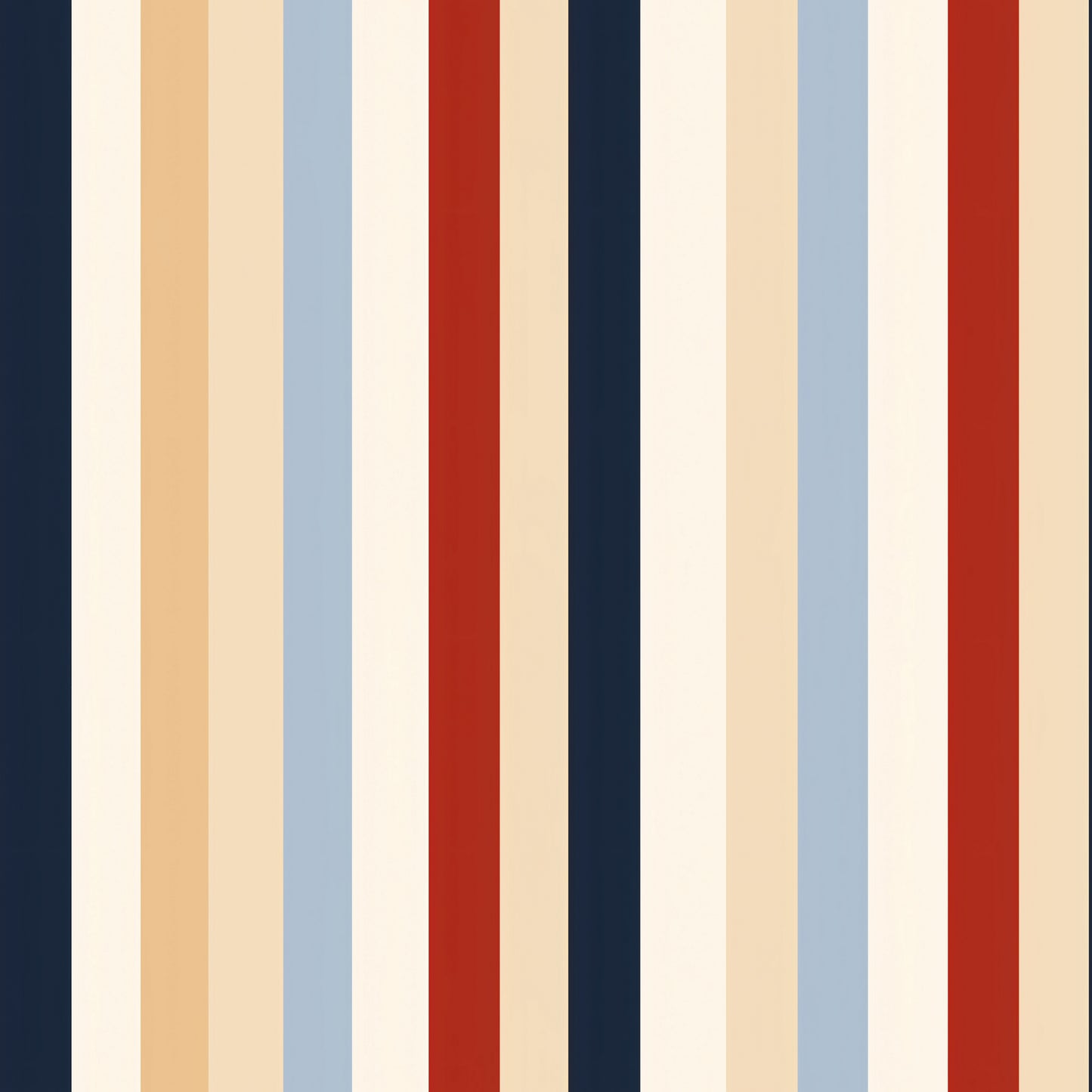 Navy Stripes Combination (September Pre-Order) - Fabric