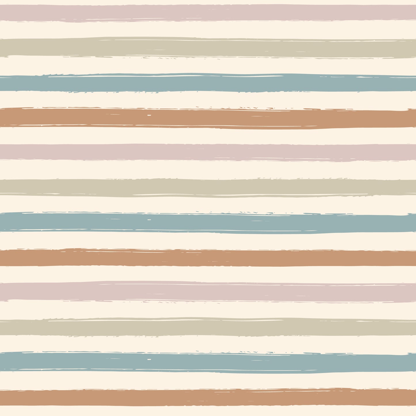 Off White Backed Neutral Stripe Combo (September Pre-Order) - Fabric