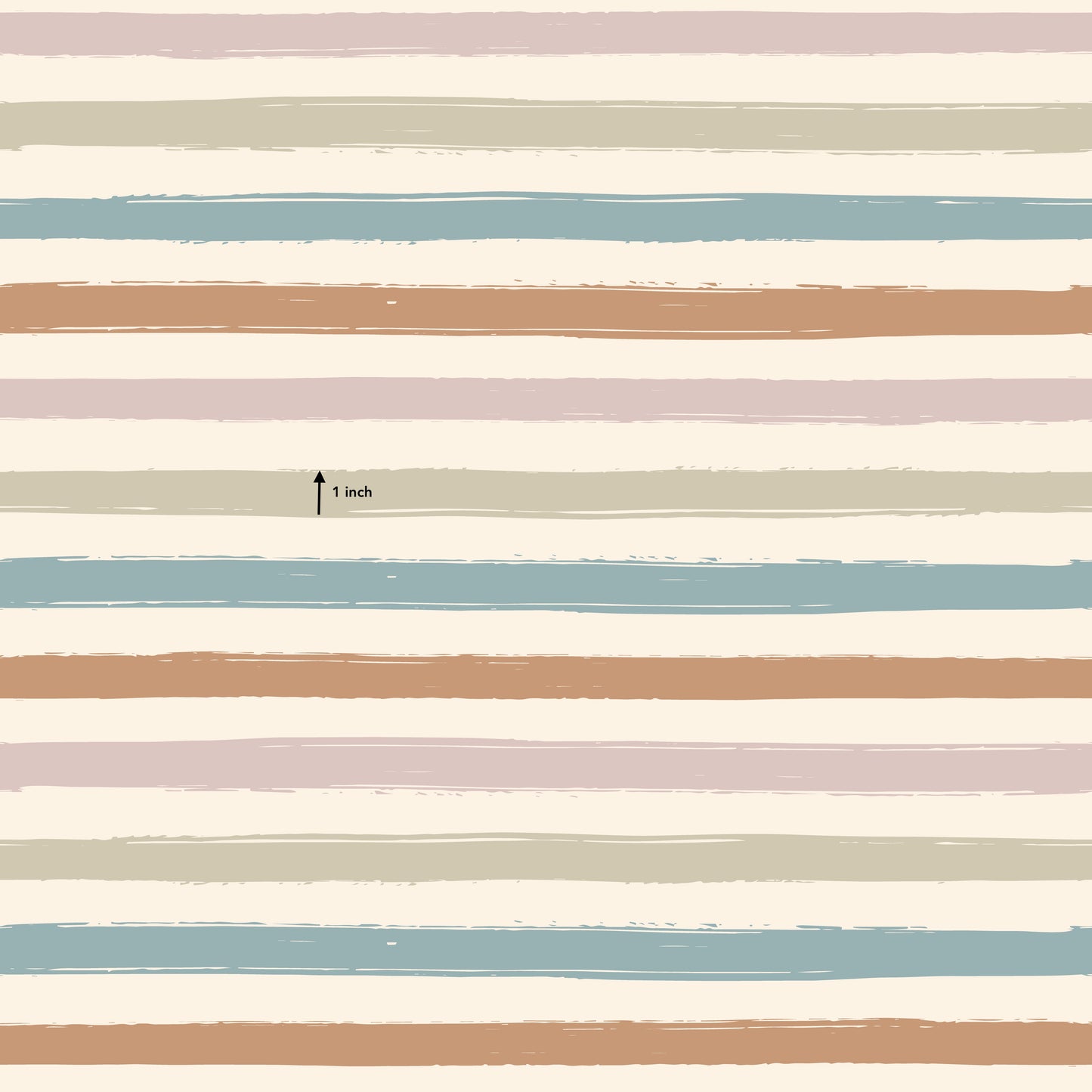 Off White Backed Neutral Stripe Combo (September Pre-Order) - Fabric
