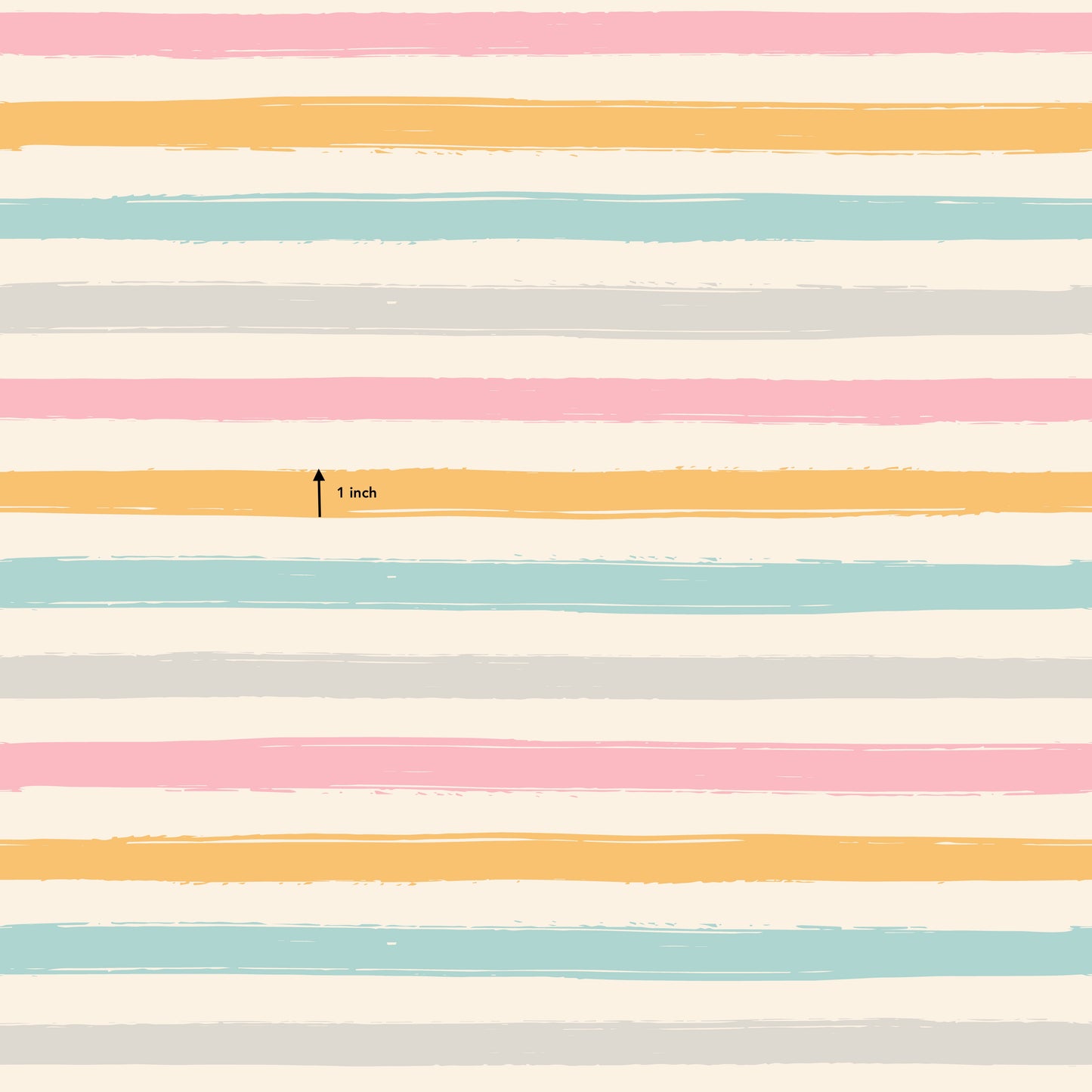 Off White Backed Pink Stripe Combo (September Pre-Order) - Fabric