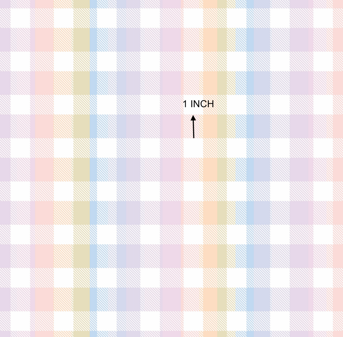 Pastel Gingham (September Pre-Order) - Fabric