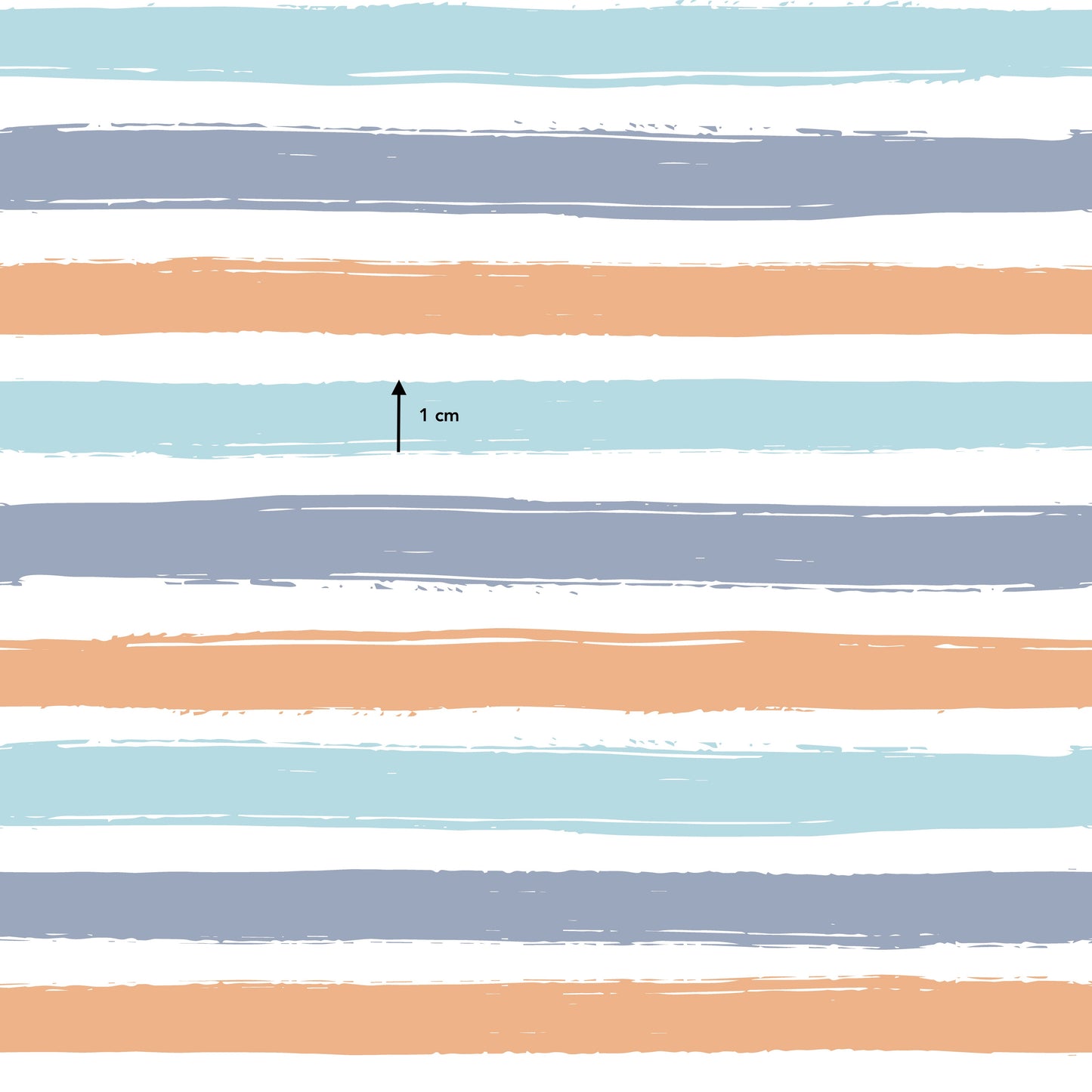 Pastel Orange Stripe Combo (September Pre-Order) - Fabric