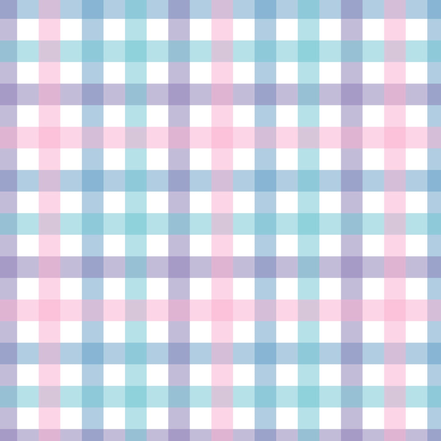 Pretty Pastels Gingham (September Pre-Order) - Fabric