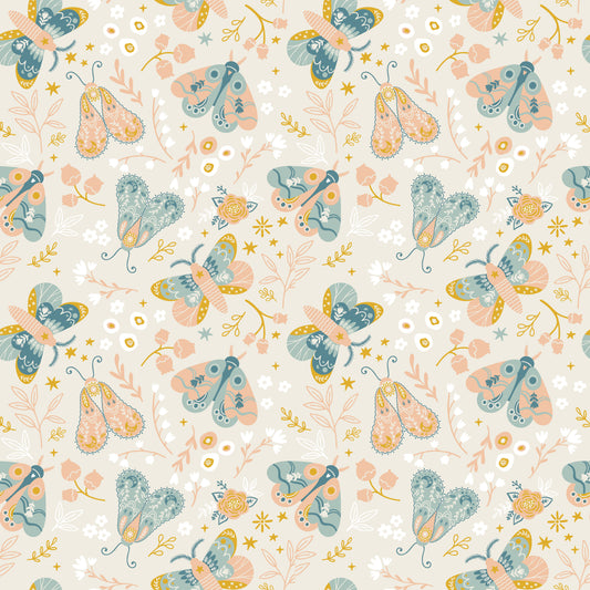 Spring Butterflies - Double Gauze Fabric