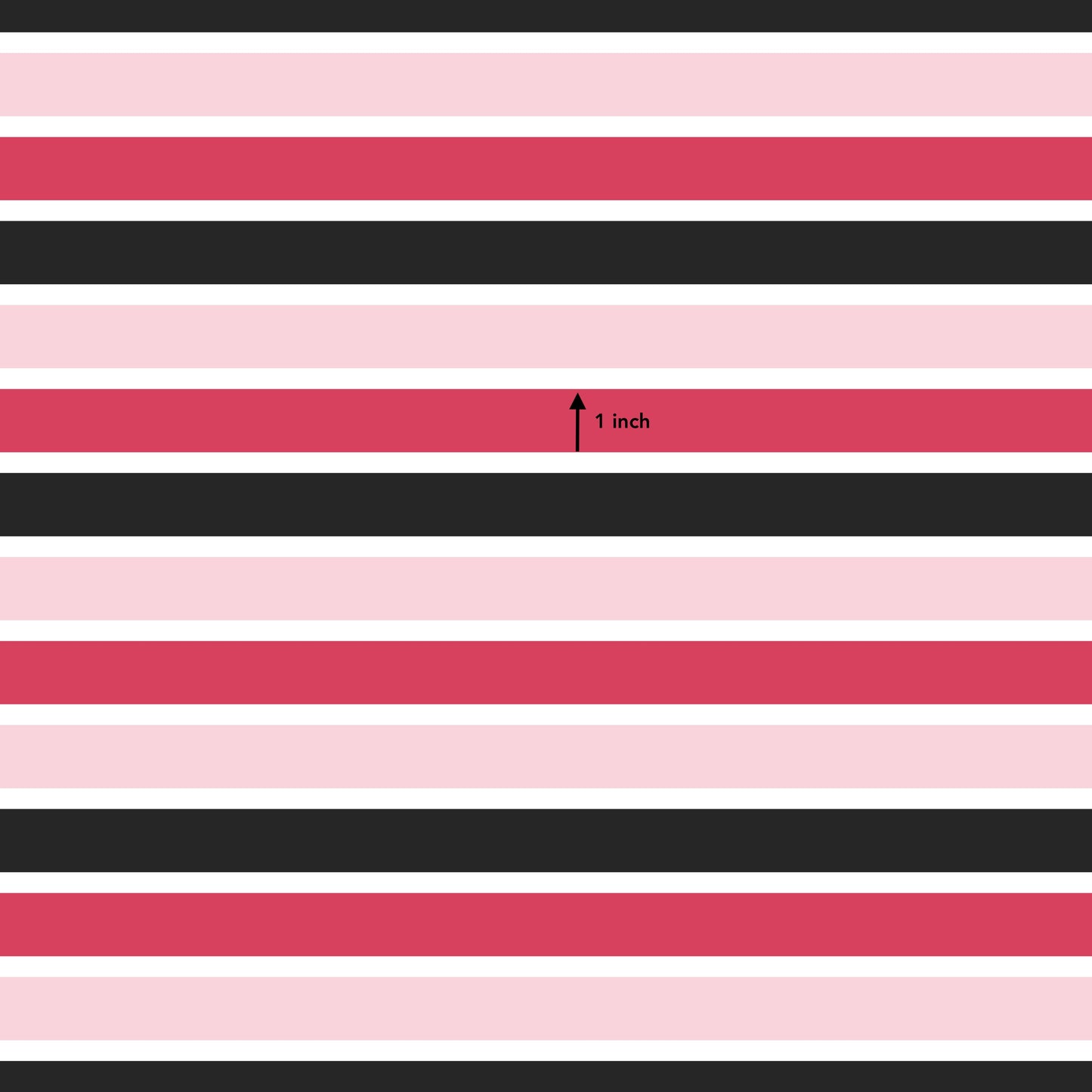 Summer Hot Pink Stripe Combo (September Pre-Order) - Fabric