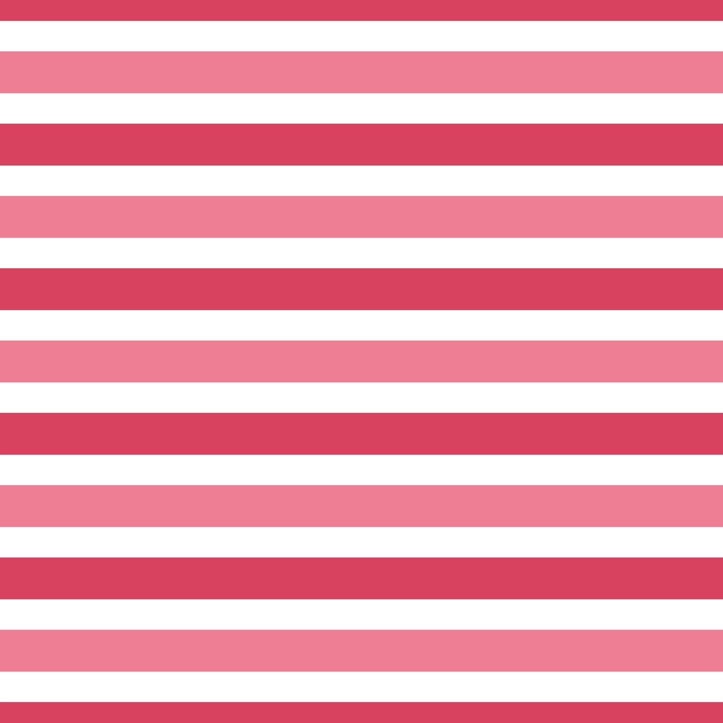 Summer Pink Stripe Combo (September Pre-Order) - Fabric