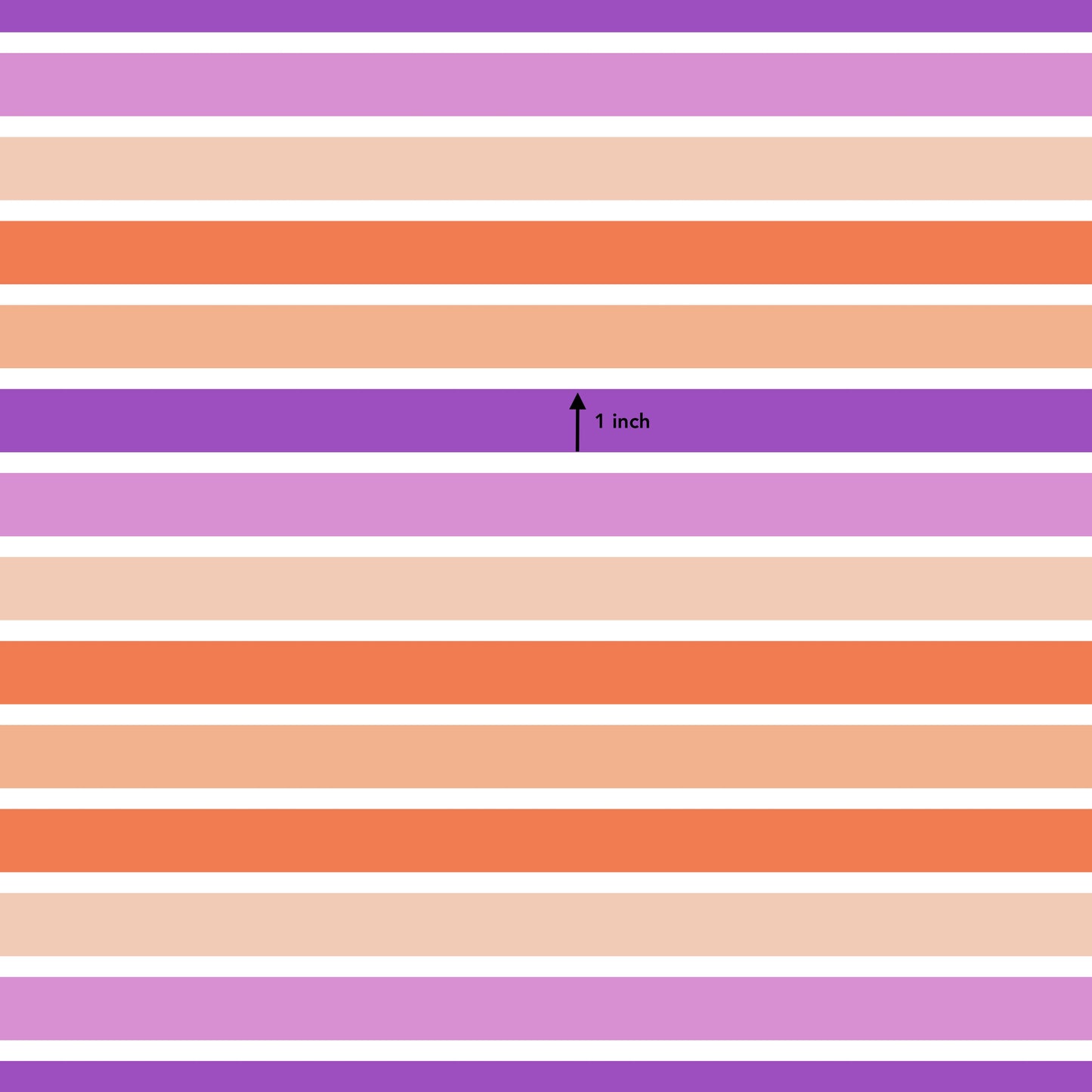 Summer Purple Stripe Combo (September Pre-Order) - Fabric