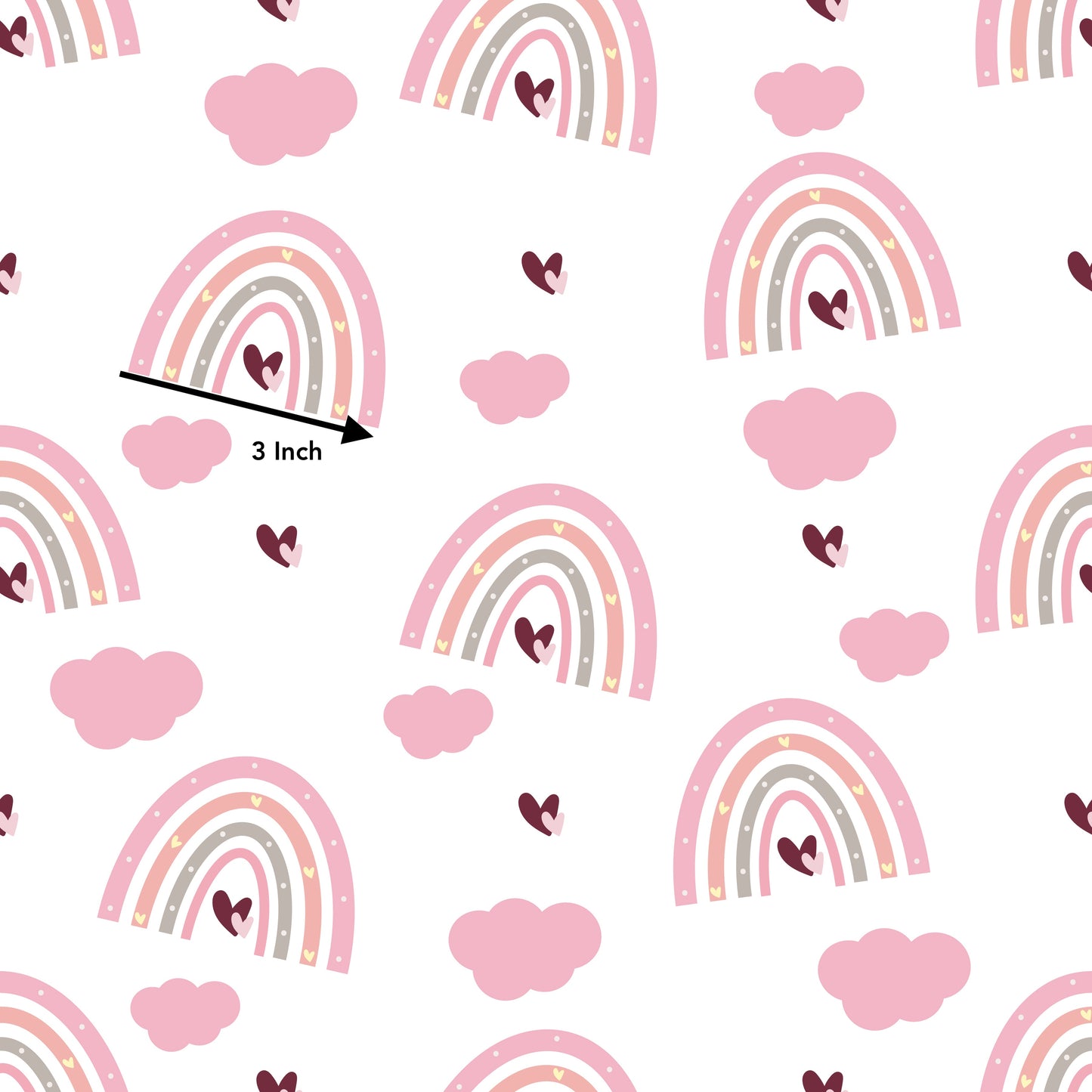 Sweet Pink Rainbow (September Pre-Order) - Fabric
