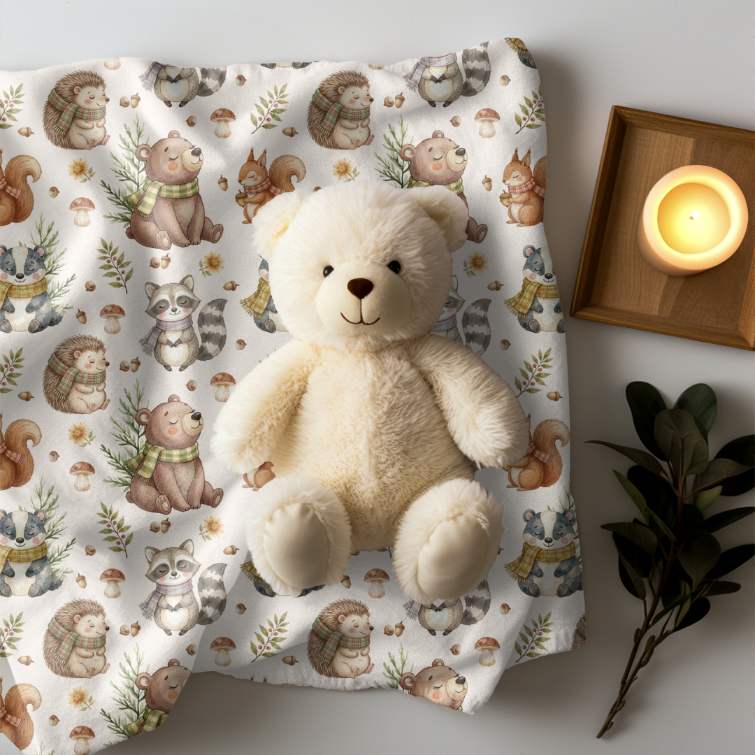 Warm Woodland Creatures (May Pre-Order) - Fabric