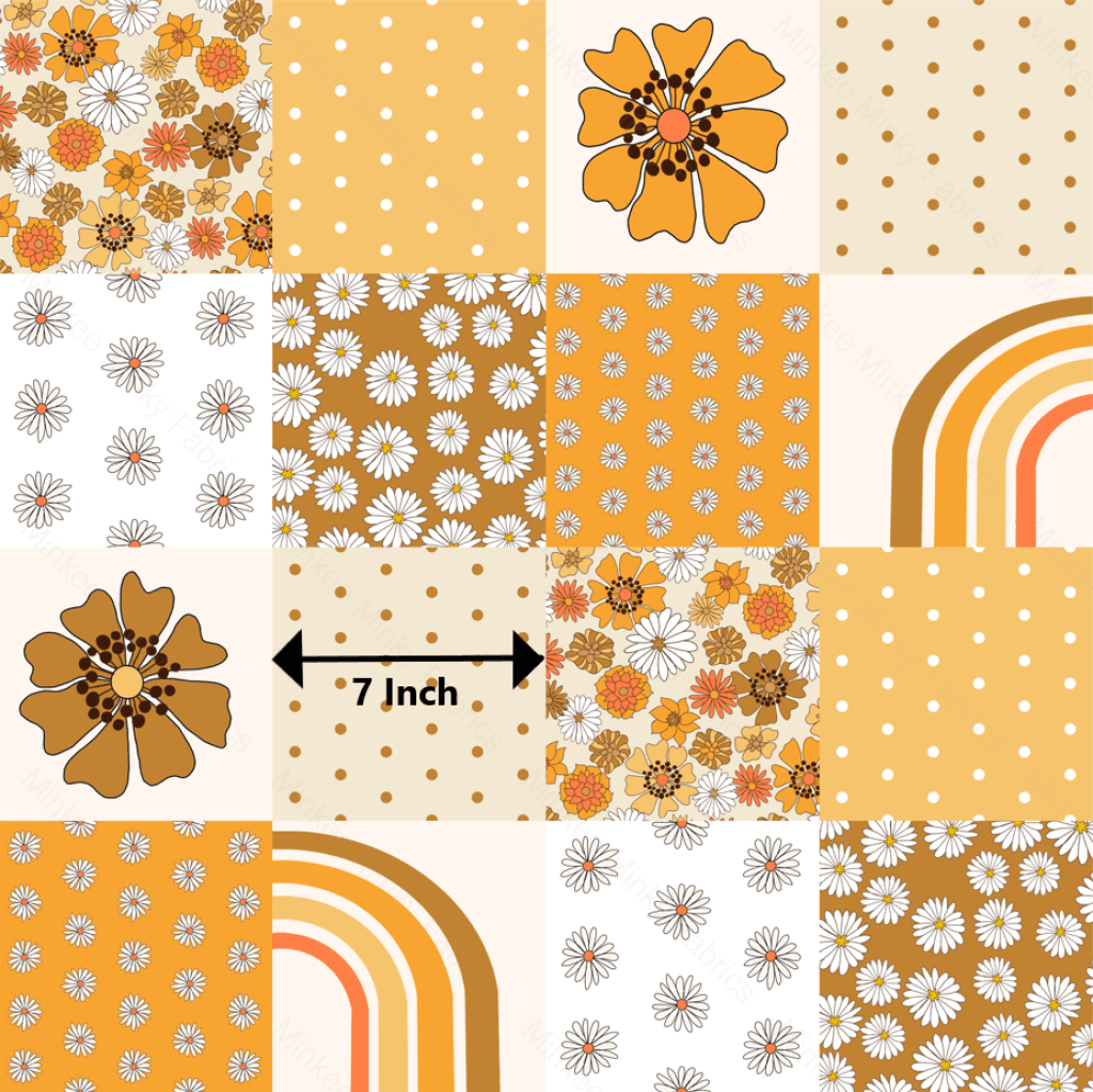 70S Quilt (August Pre-Order) Digital Fabric Preorder