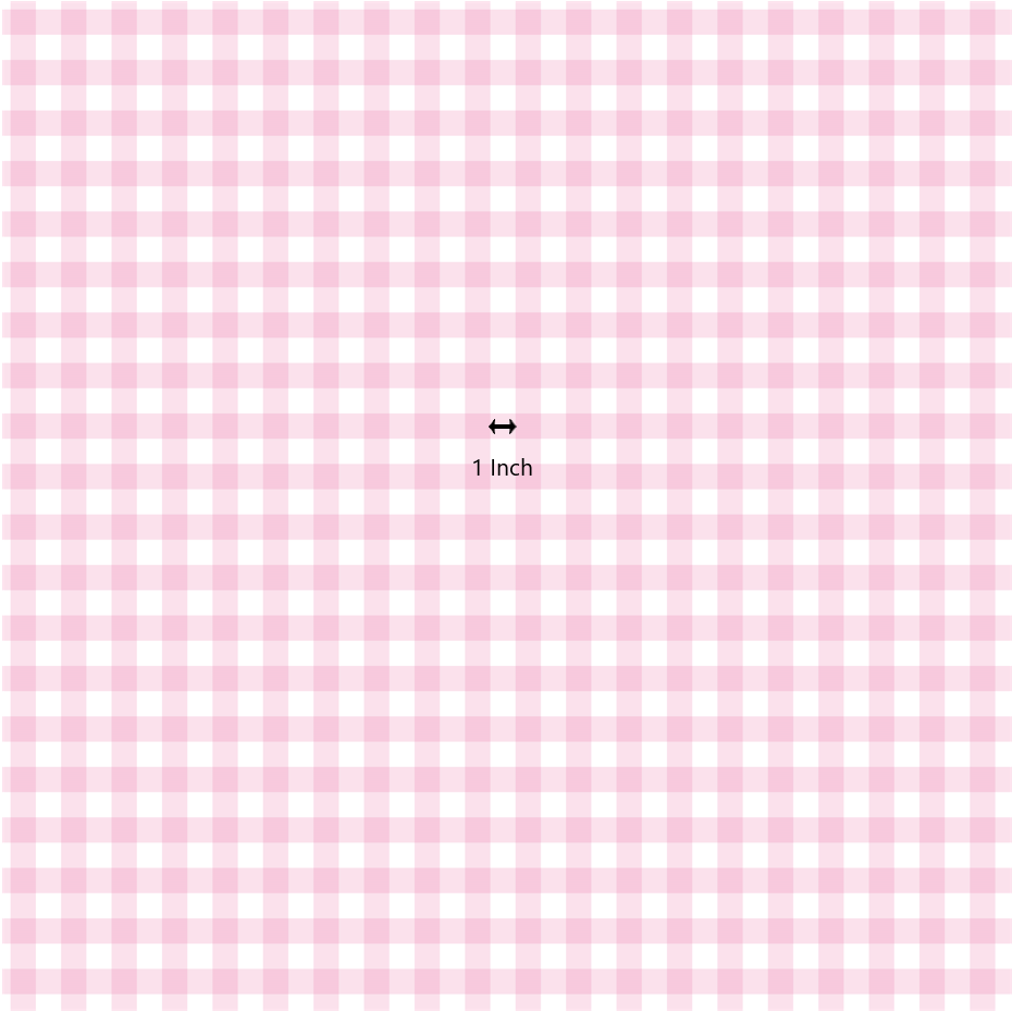 Gingham Candy Pink - Cotton Lycra Fabric