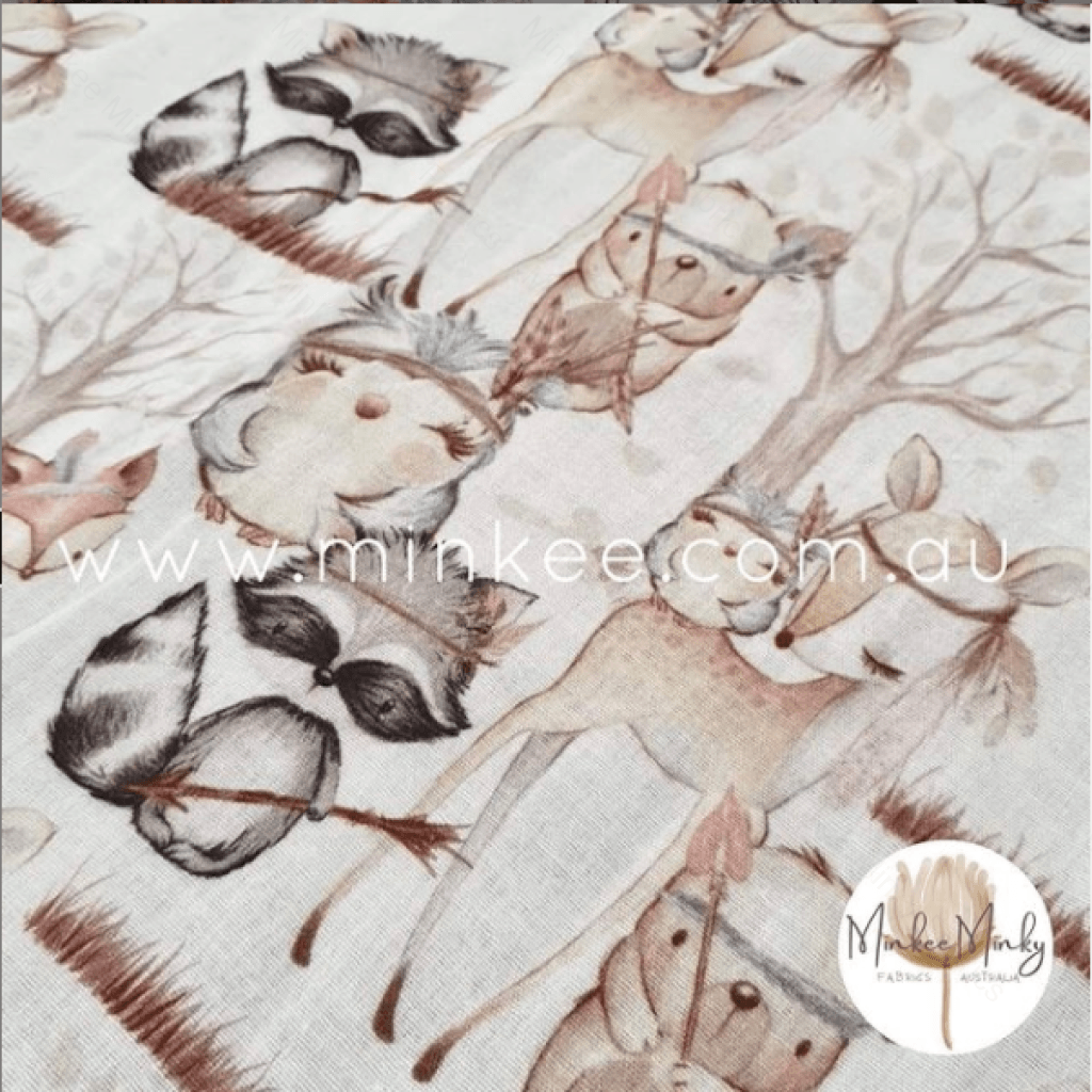 Baby Animals And Arrows (January Pre-Order) - Fabric Digital Preorder
