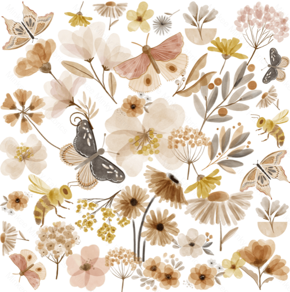 Butterfly Bloom (August Pre-Order) Digital Fabric Preorder