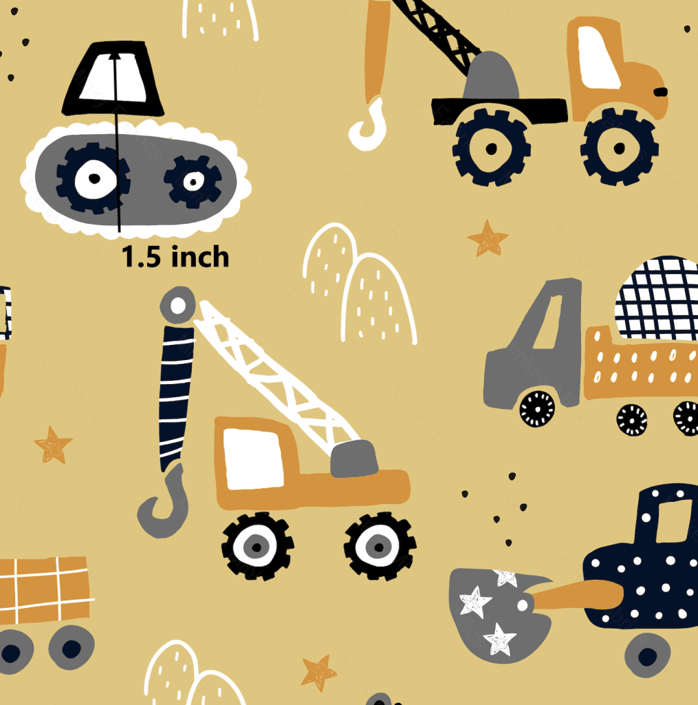 Construction (August Pre-Order) Digital Fabric Preorder
