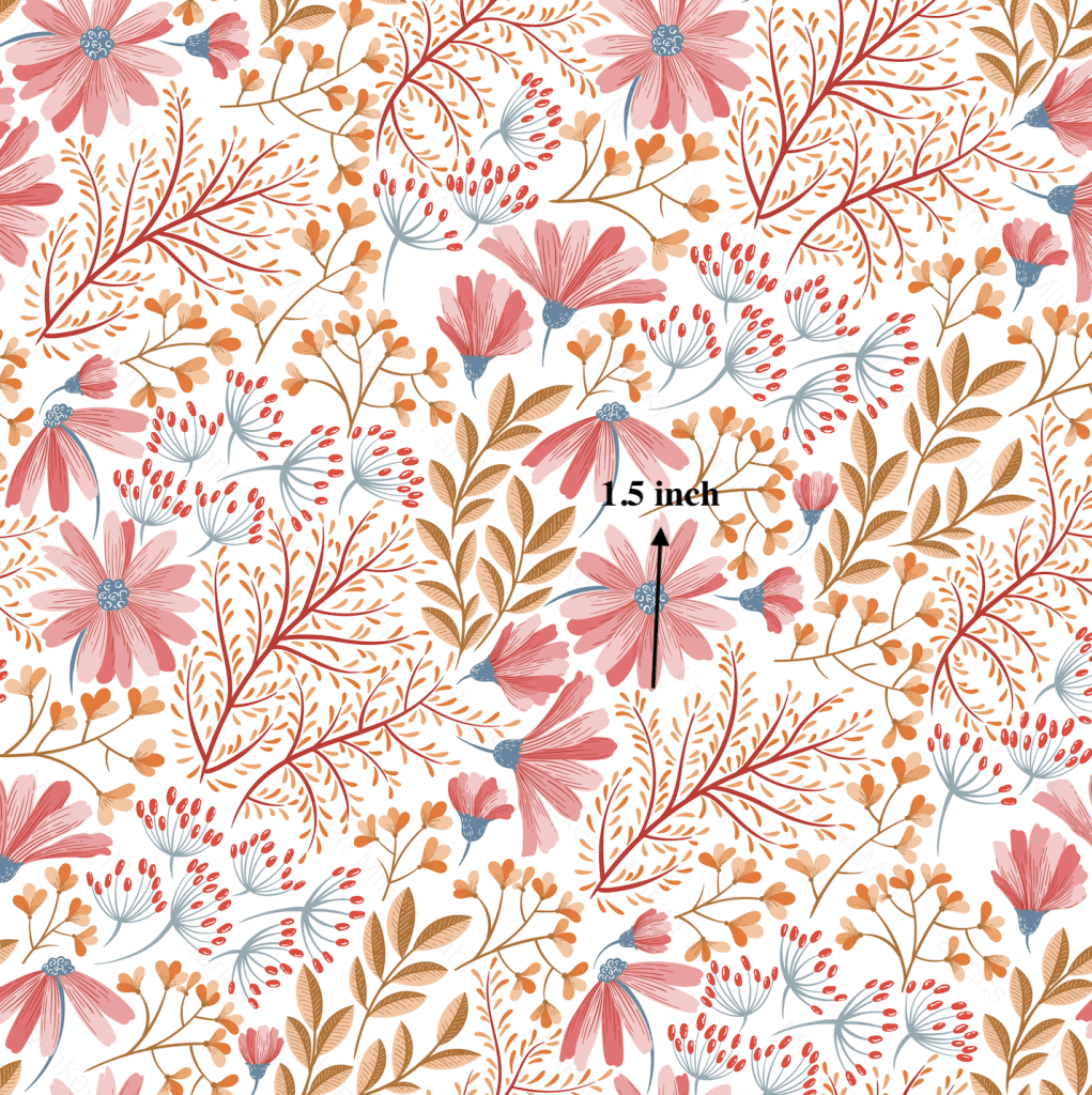 Coral Field (August Pre-Order) Digital Fabric Preorder